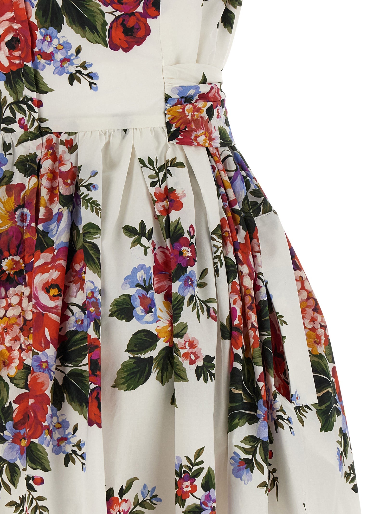 Elevate your wardrobe with the Dolce & Gabbana White Cotton Midi Dress, a masterpiece of Italian craftsmanship that embodies timeless elegance and exclusive artistry.