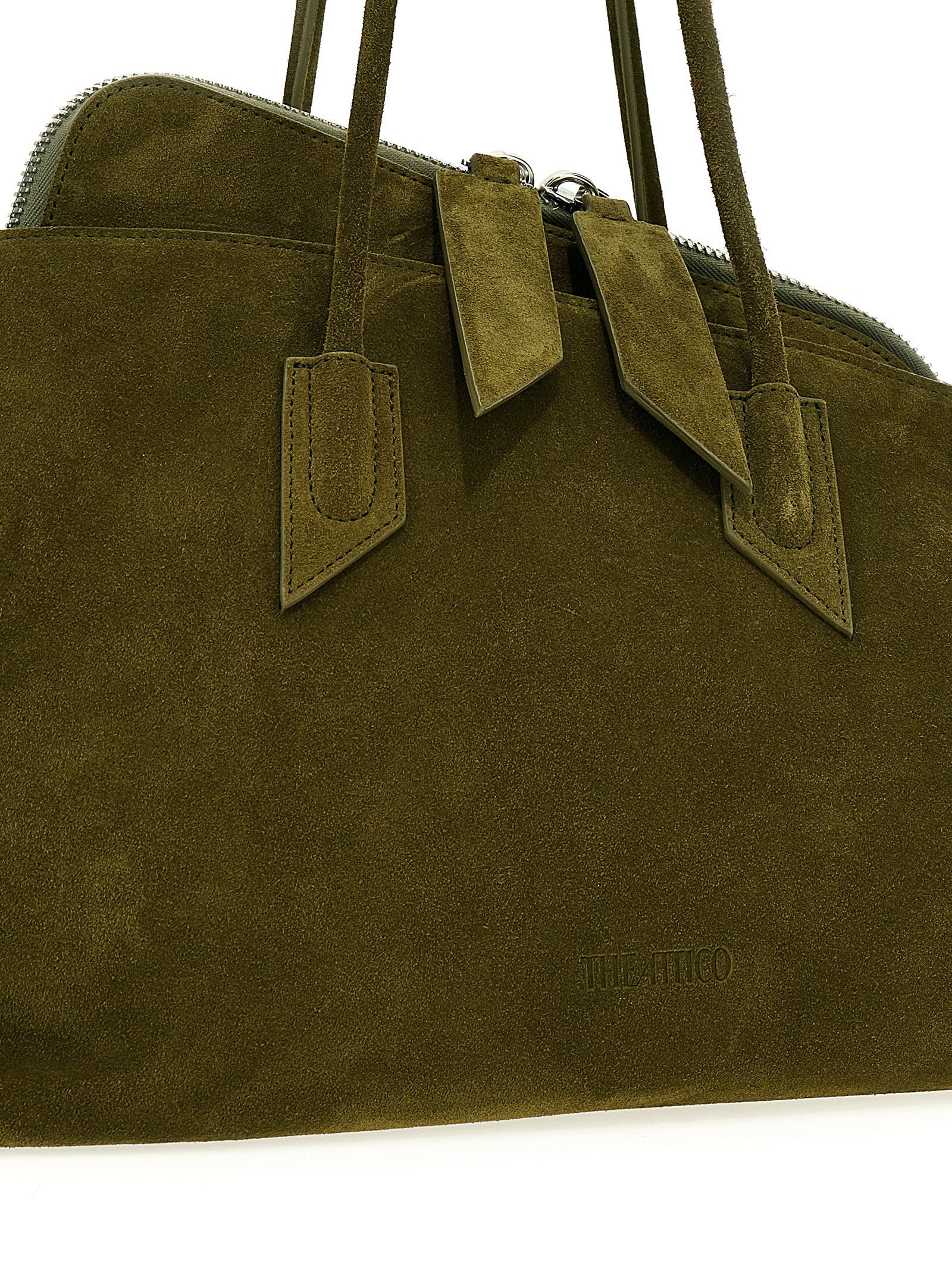 The Attico Bicolor Calfskin Shoulder Bag - Italian Luxury Elegance