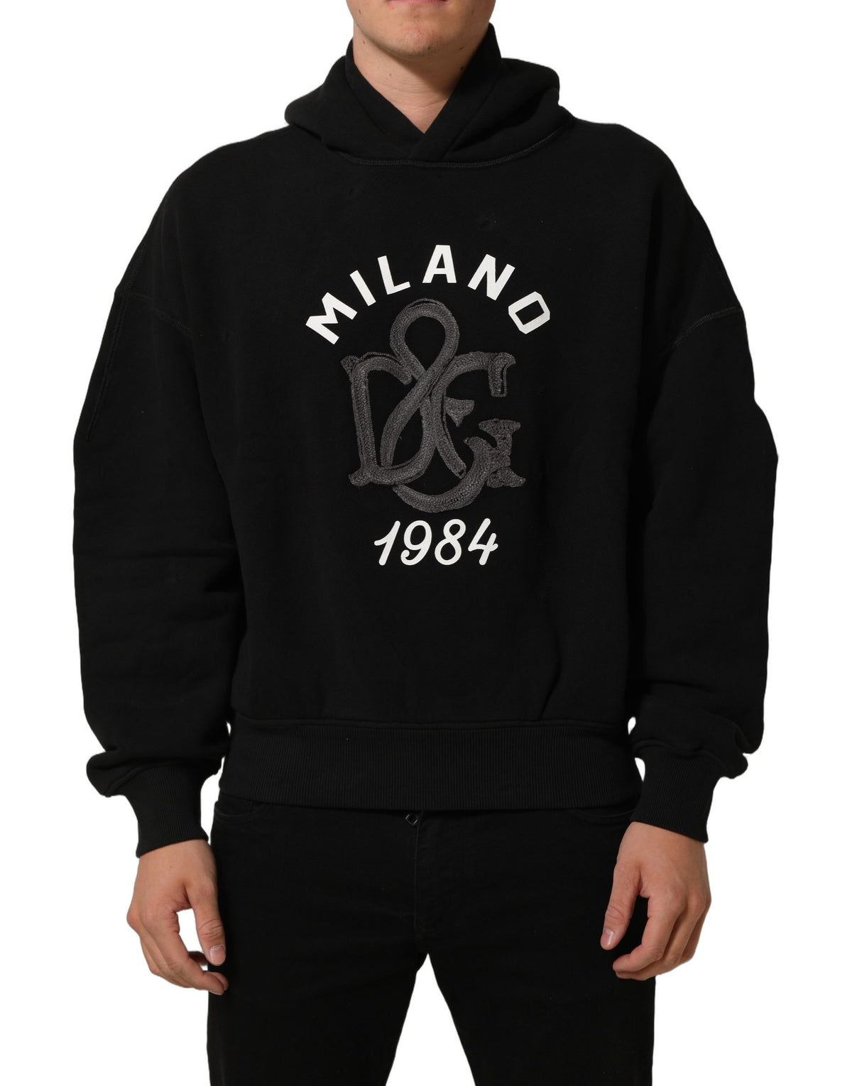 Dolce & Gabbana Milano1984 Print Hoodie Sweater - Timeless Luxury