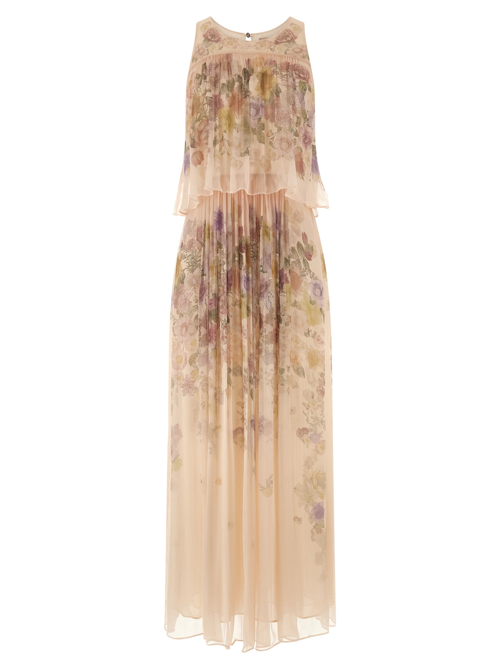 Twinset Multicolor Viscose Long Dress