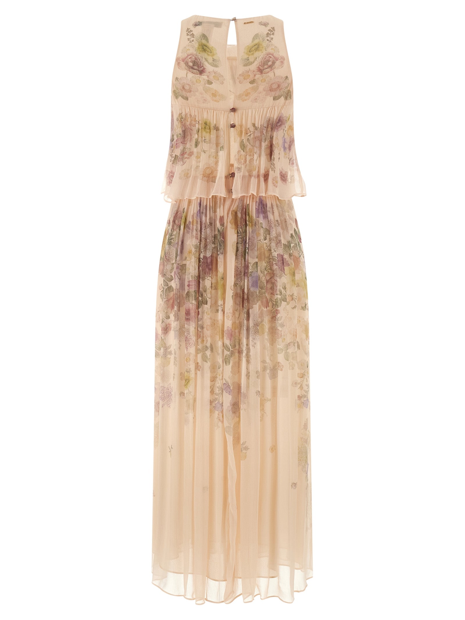 Twinset Multicolor Viscose Long Dress