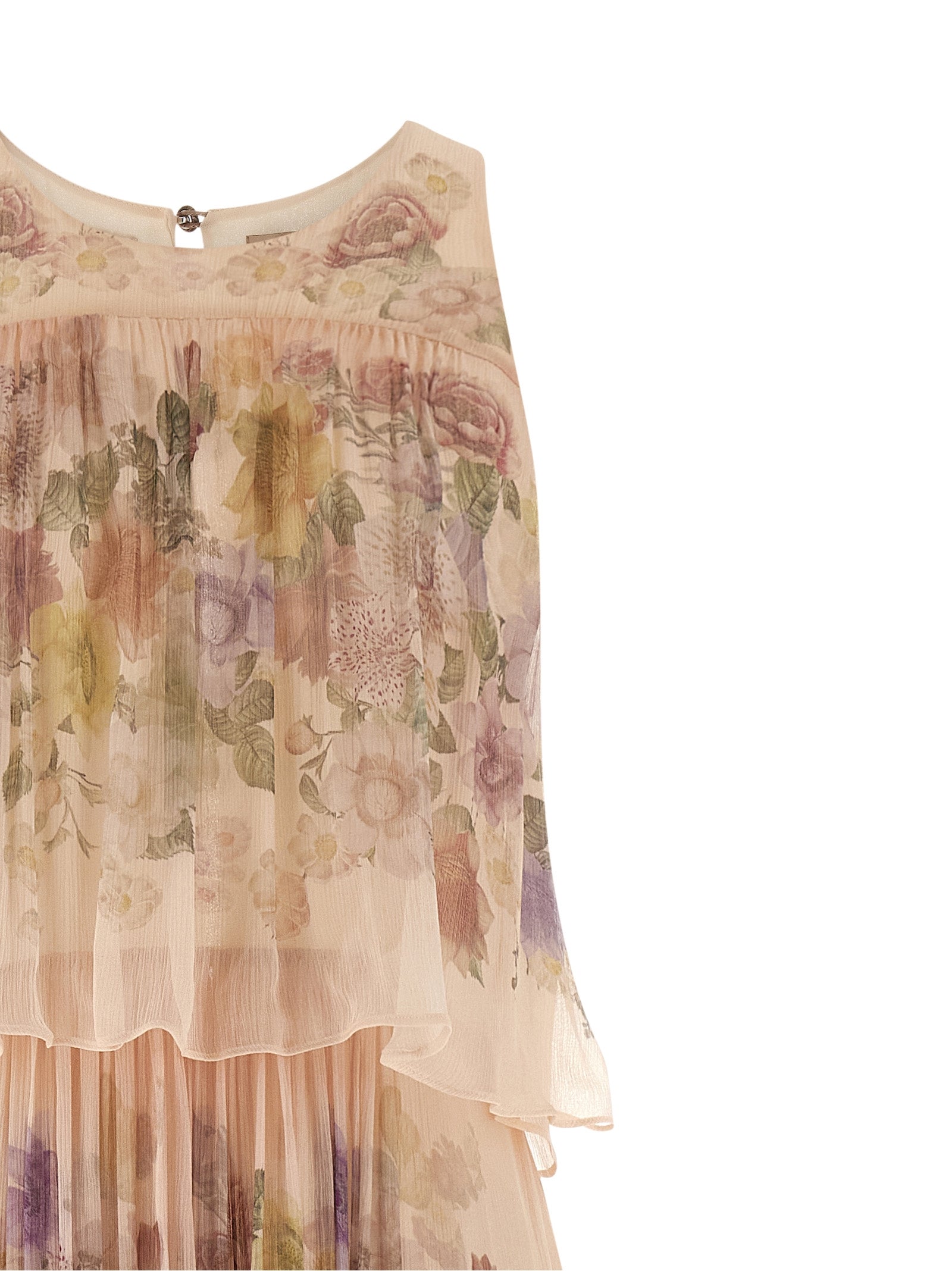Twinset Multicolor Viscose Long Dress