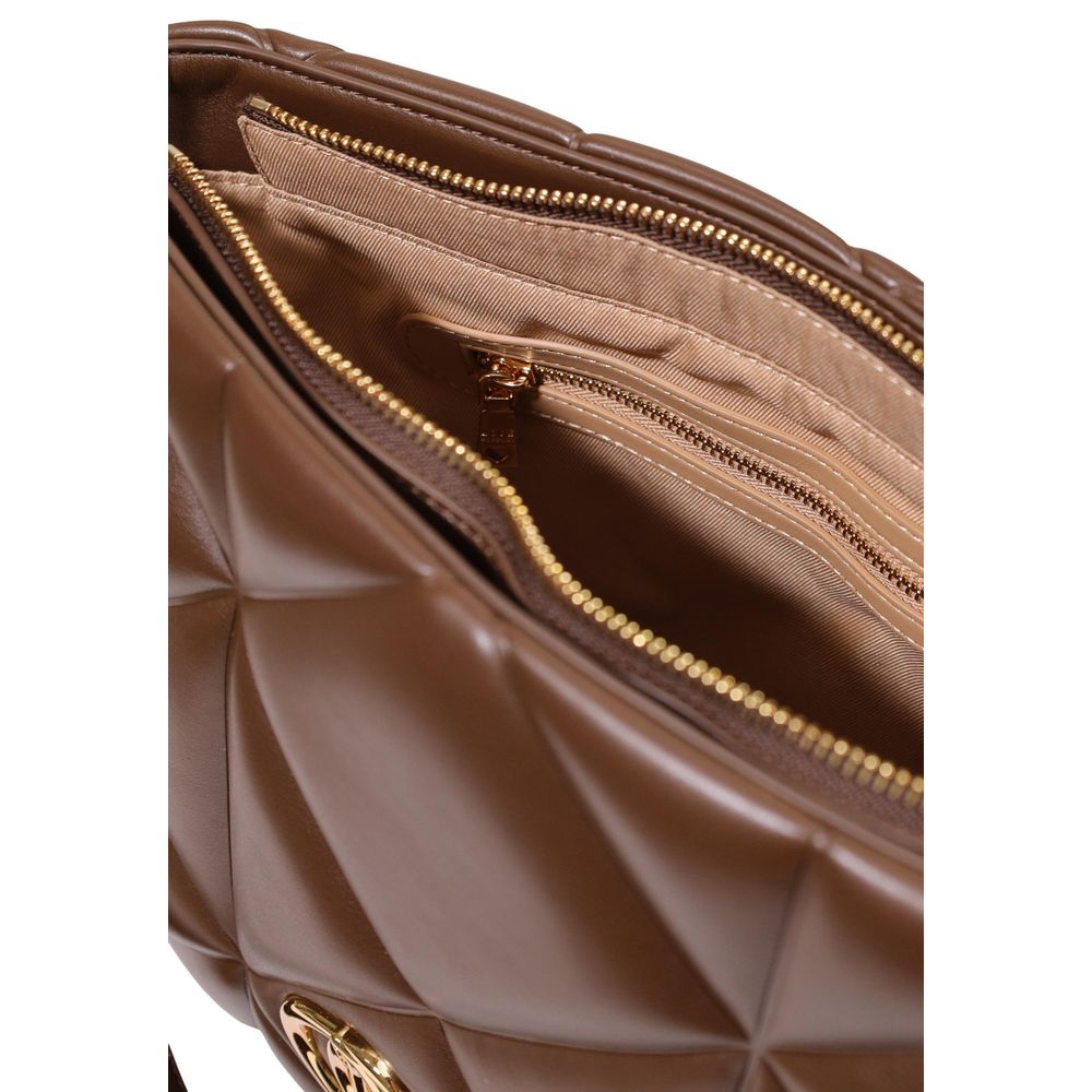 Love Moschino Brown Polyethylene Handbag - Iconic Luxury Accessory