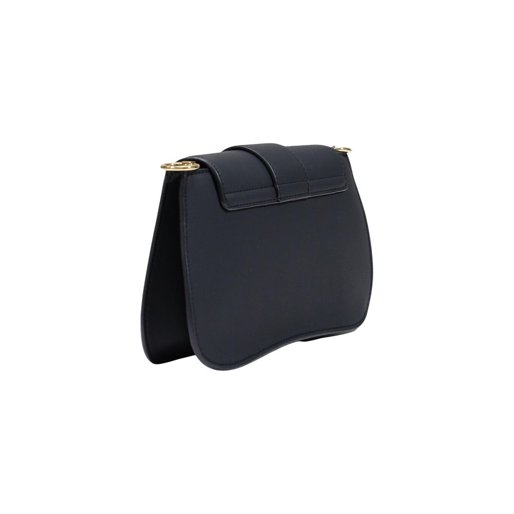 Indulge in the Love Moschino Black Polyethylene Handbag from the FW26 collection, a masterpiece of elegance crafted from luxurious polyurethane, perfect for any sophisticated occasion.