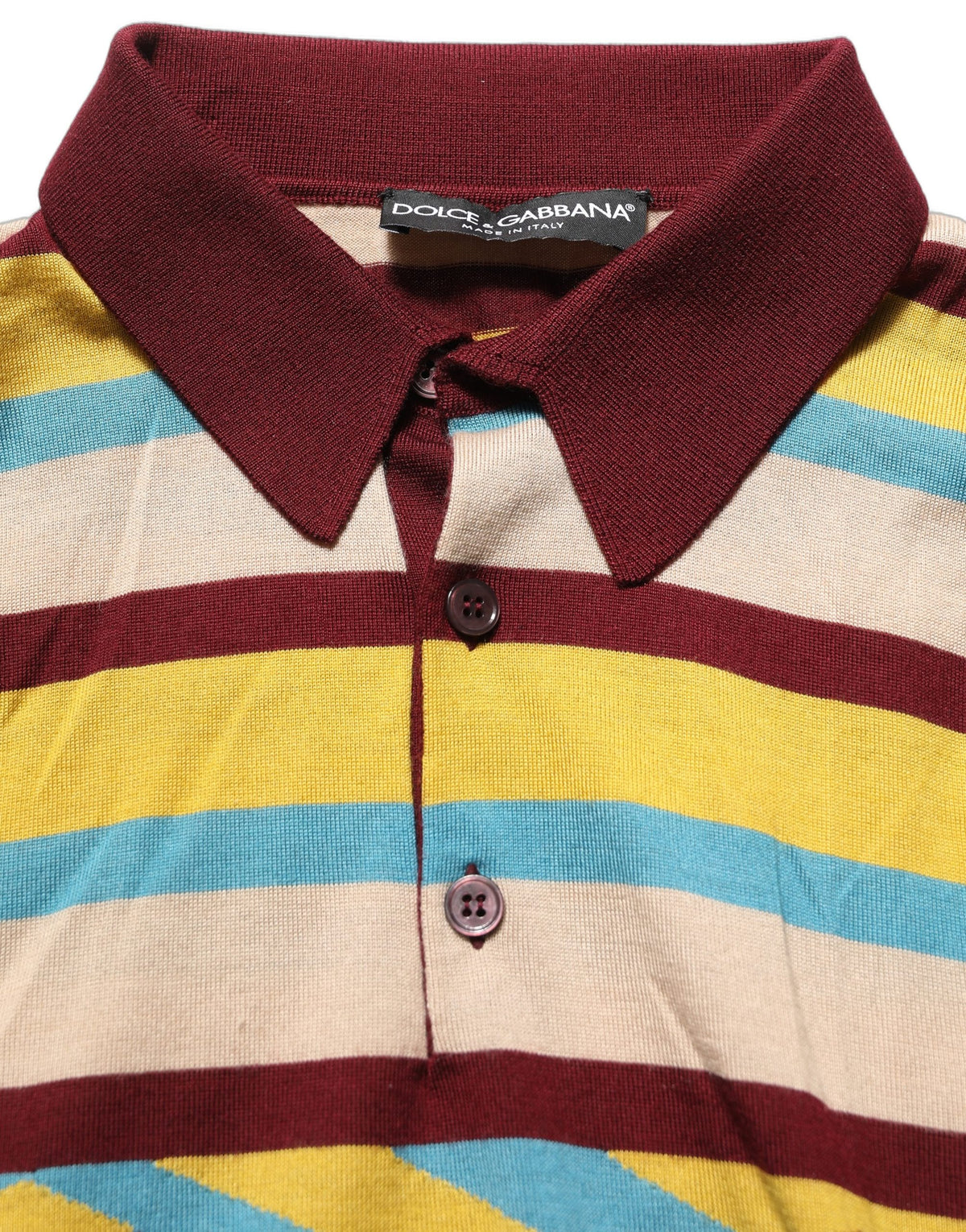 Dolce & Gabbana Multicolor Cashmere Pullover Sweater of Luxury