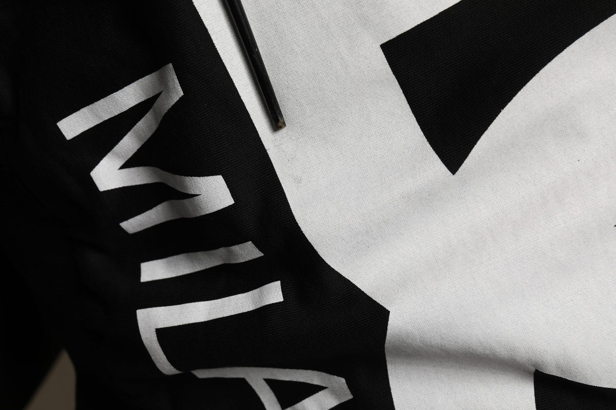 Dolce & Gabbana Black Cotton Logo Print Sweatshirt - Luxury Fashion