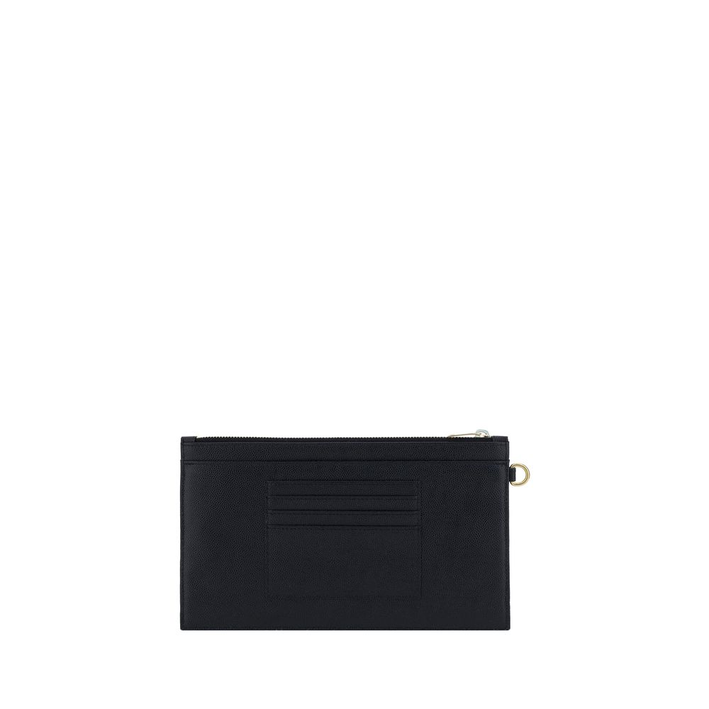 Saint Laurent Black Calf Leather Bos Taurus Wallet - Timeless Luxury