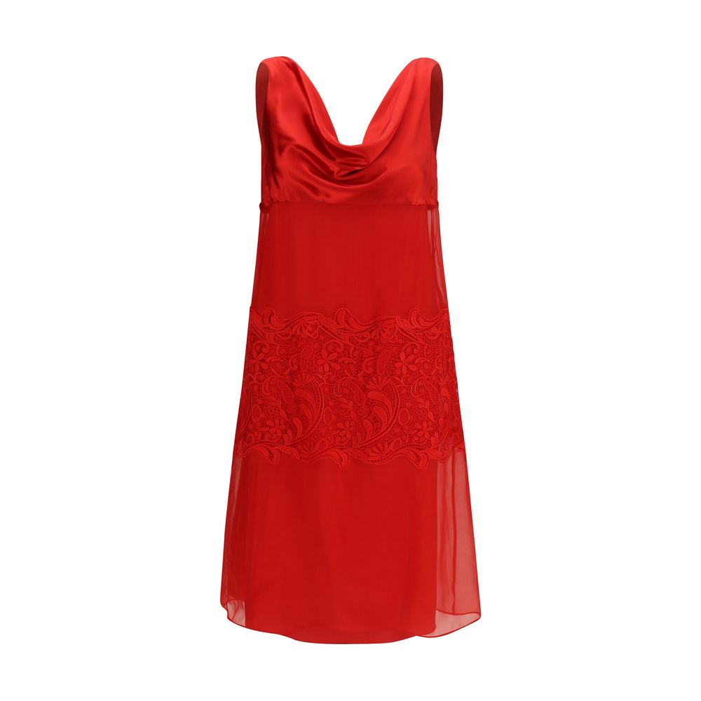 Ferragamo Multicolor Silk Cocktail Dress - Timeless Luxury Elegance