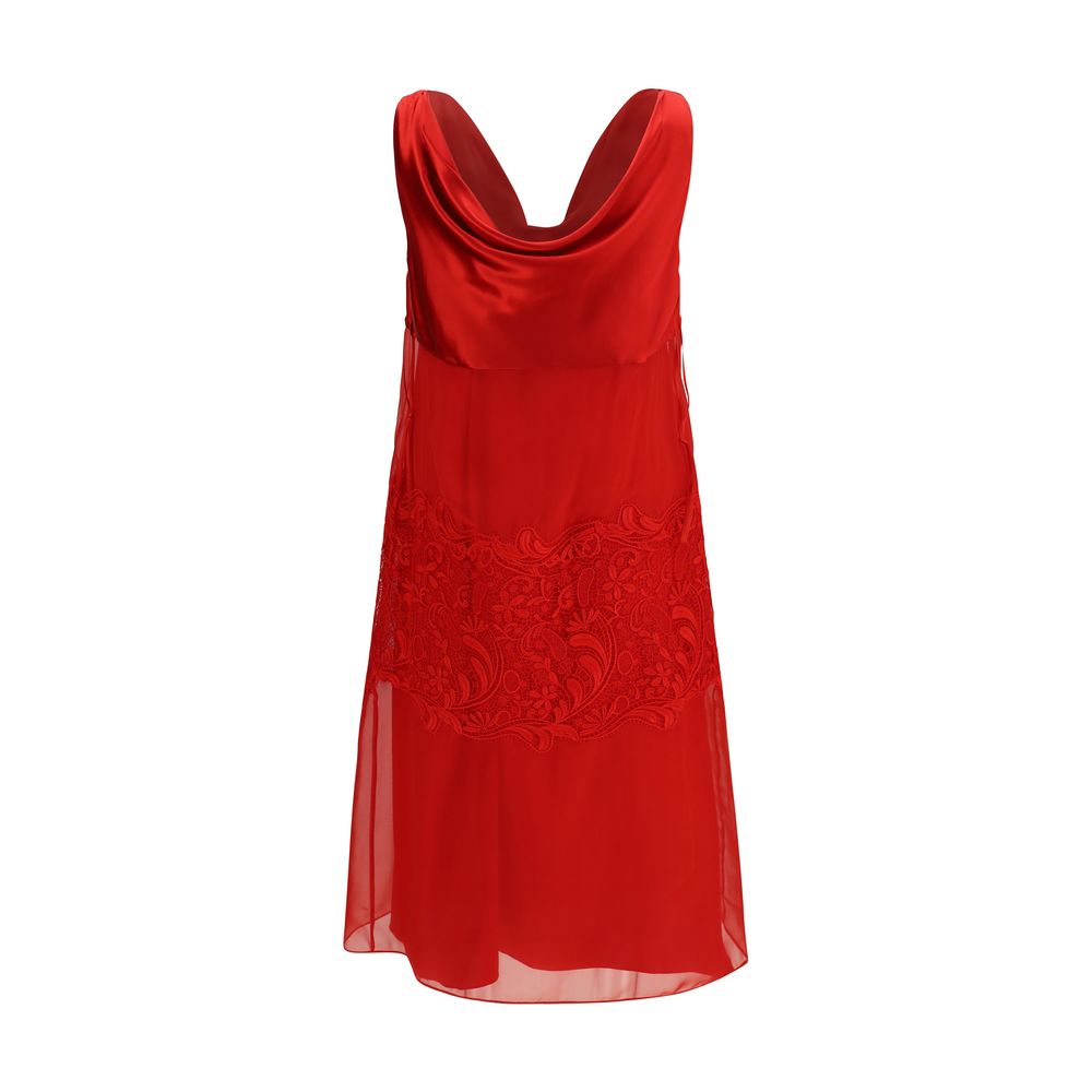 Ferragamo Multicolor Silk Cocktail Dress - Timeless Luxury Elegance