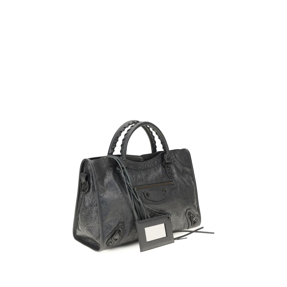 Balenciaga Gray Lamb Ovis Aries Shoulder Bag - Timeless Luxury