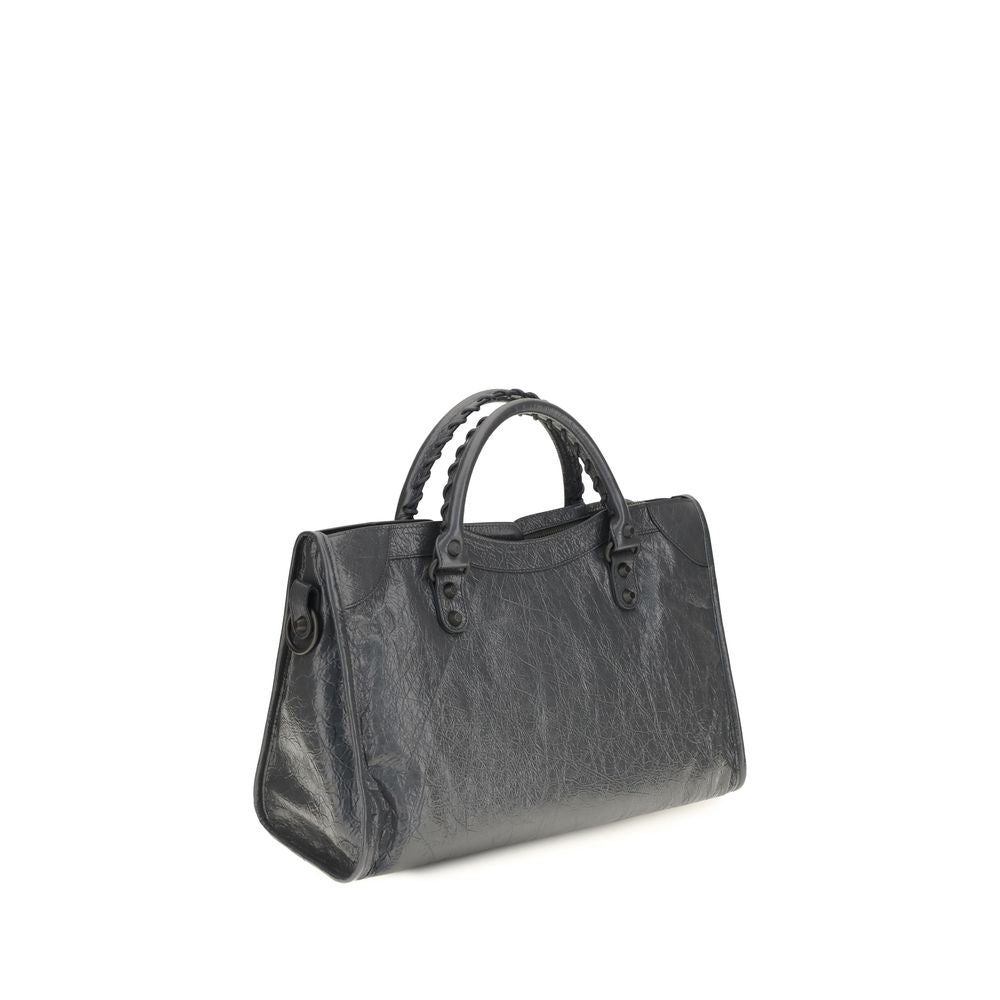 Balenciaga Gray Lamb Ovis Aries Shoulder Bag - Timeless Luxury