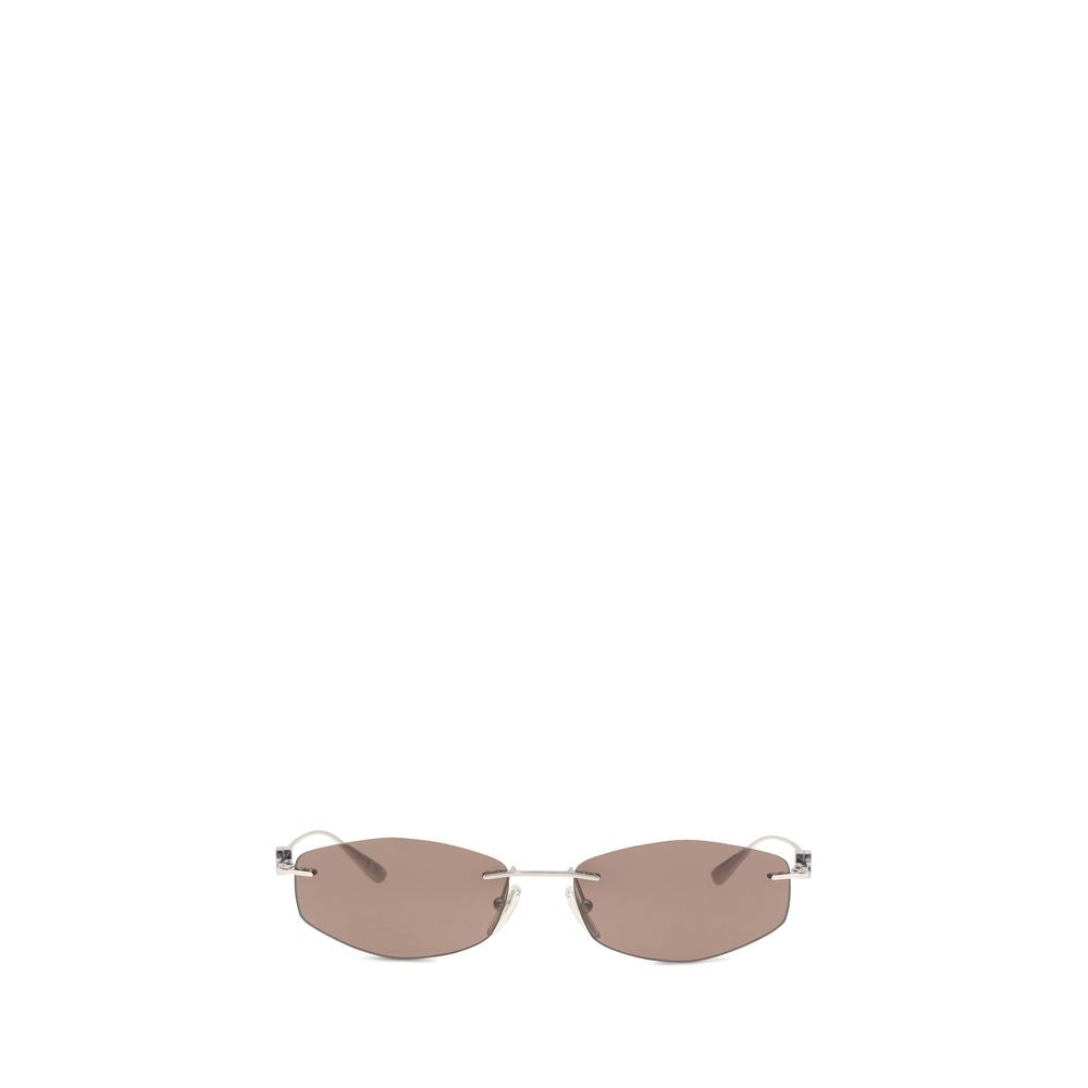 Balenciaga Silver Metal Sunglasses - Timeless Luxury Eyewear