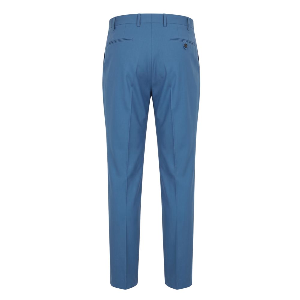 Experience the exquisite Malo Blue Cotton Men's Pants, crafted in Italy from premium materials, embodying timeless elegance and sophisticated style for the discerning individual.