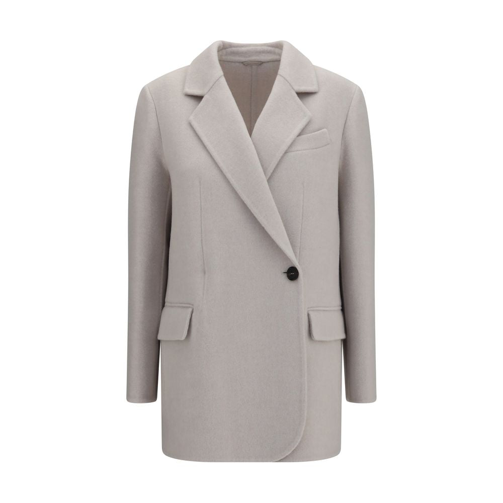 Brunello Cucinelli Full-Length Wool Jacket - Timeless Elegance