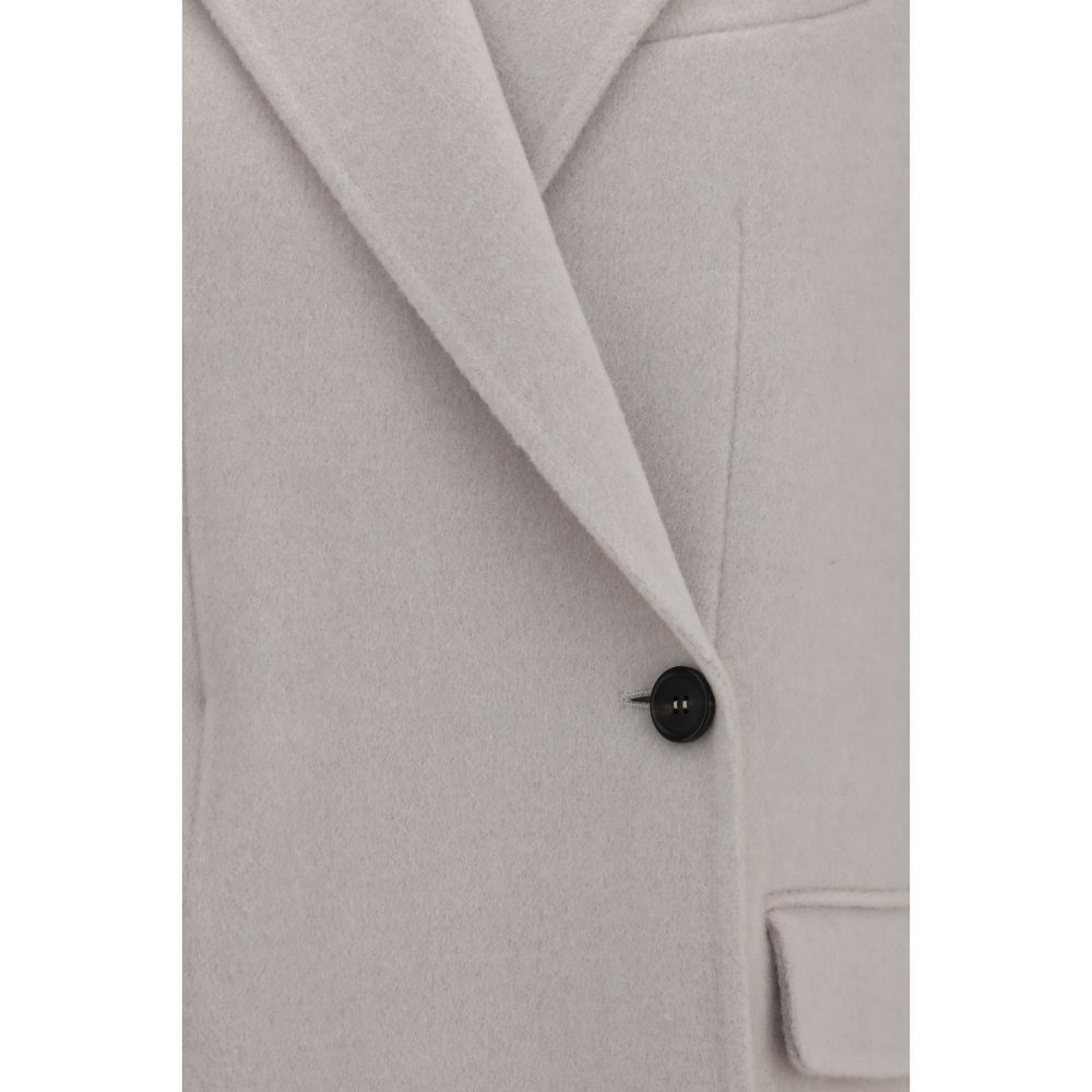 Brunello Cucinelli Full-Length Wool Jacket - Timeless Luxury