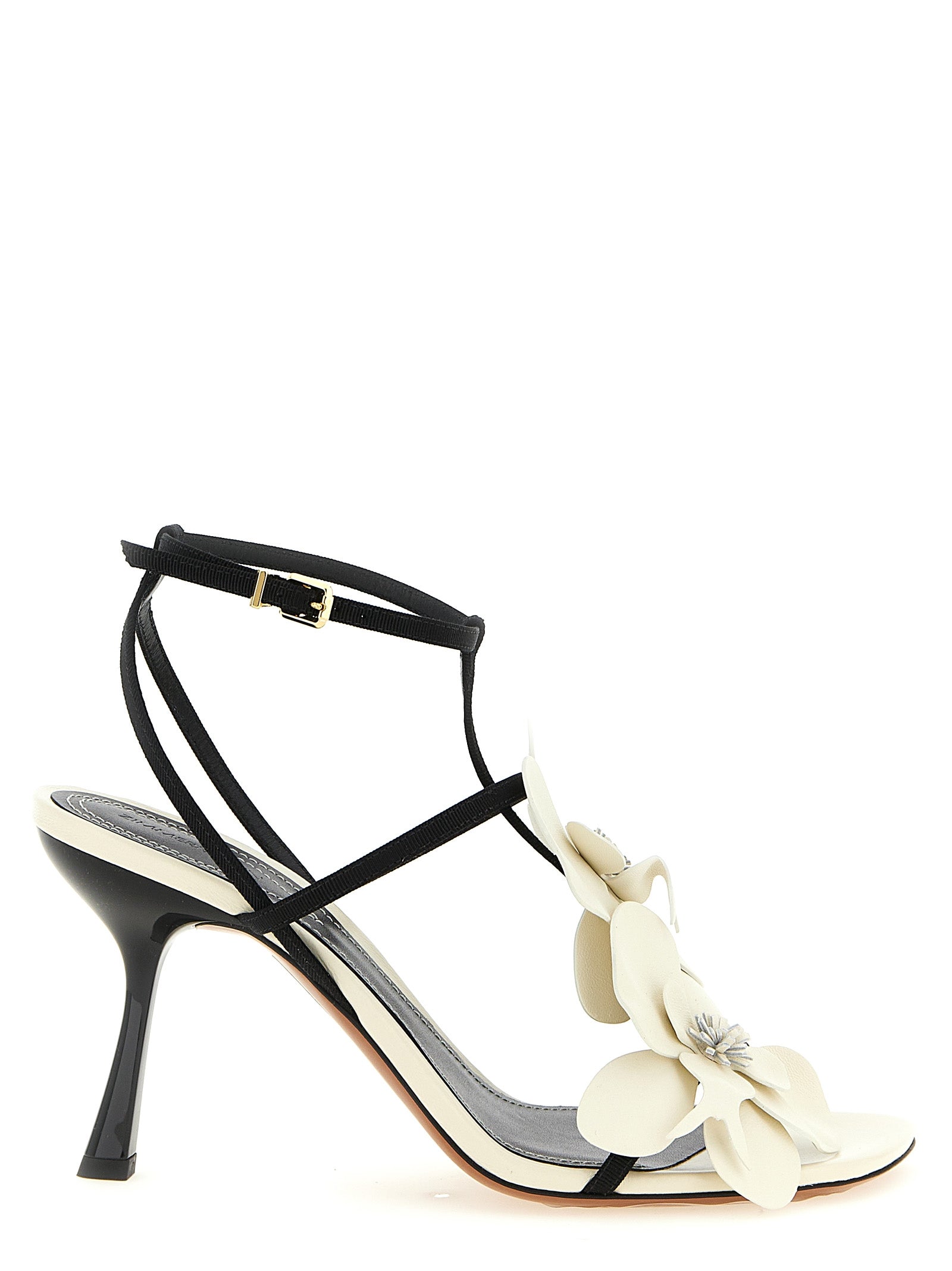 Zimmermann Bicolor Viscose Stiletto Heel Sandals