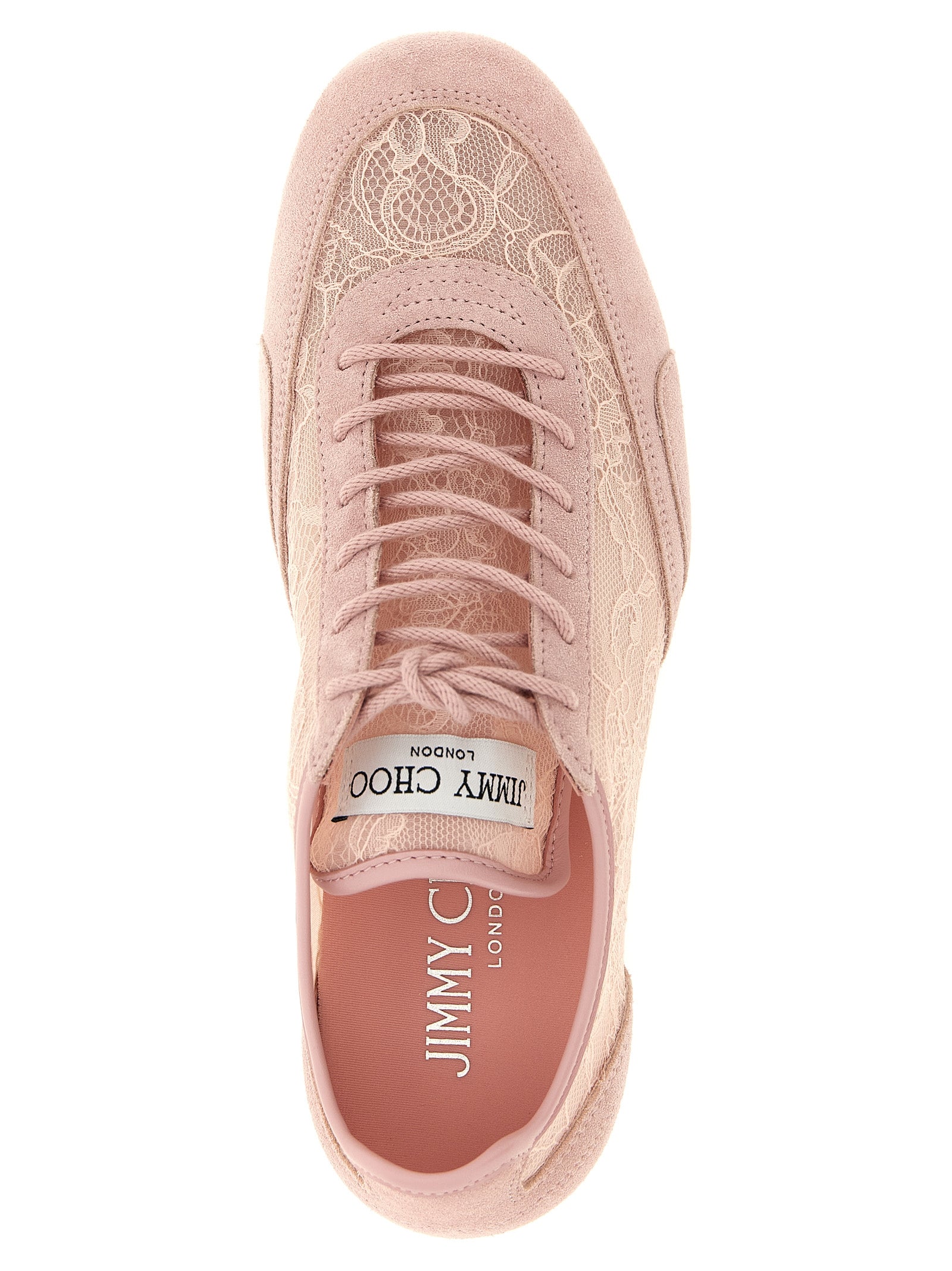 Jimmy Choo Multicolor Tencel Low Top Sneakers