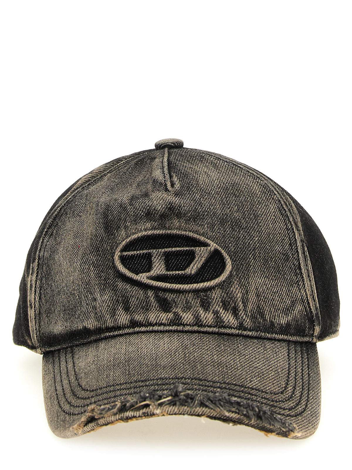 Discover the Diesel Black Cotton Cap, a statement of urban elegance crafted from premium cotton, designed to elevate your style with sophistication and effortless charm.