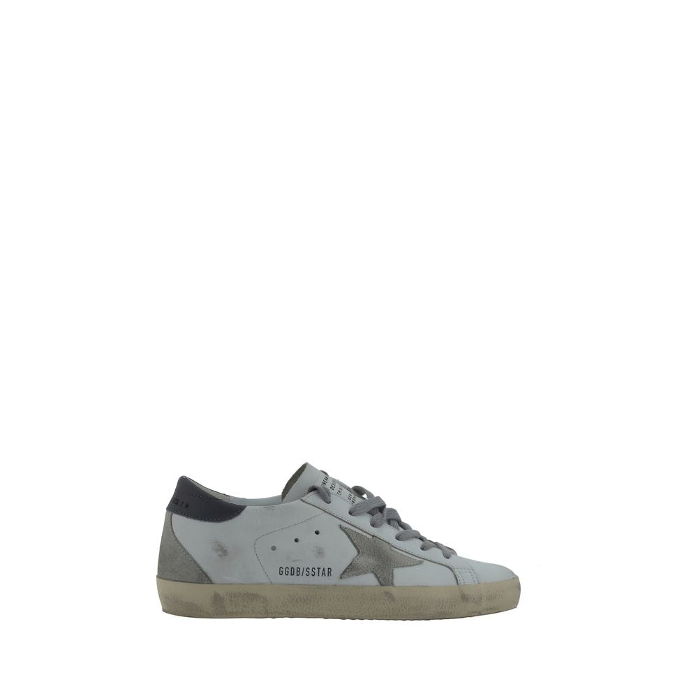 Golden Goose White Goatskin Sneakers - Timeless Luxury Footwear