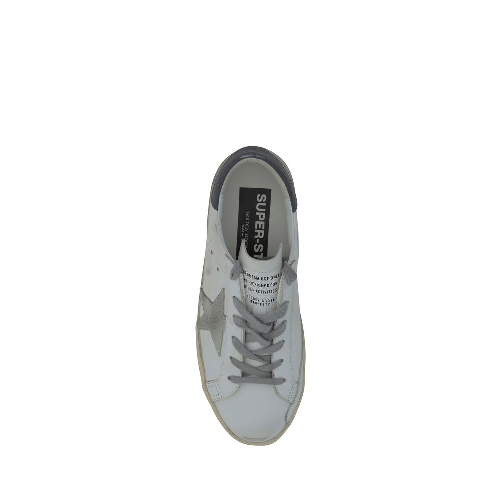 Golden Goose White Goatskin Sneakers - Elevate Your Elegance