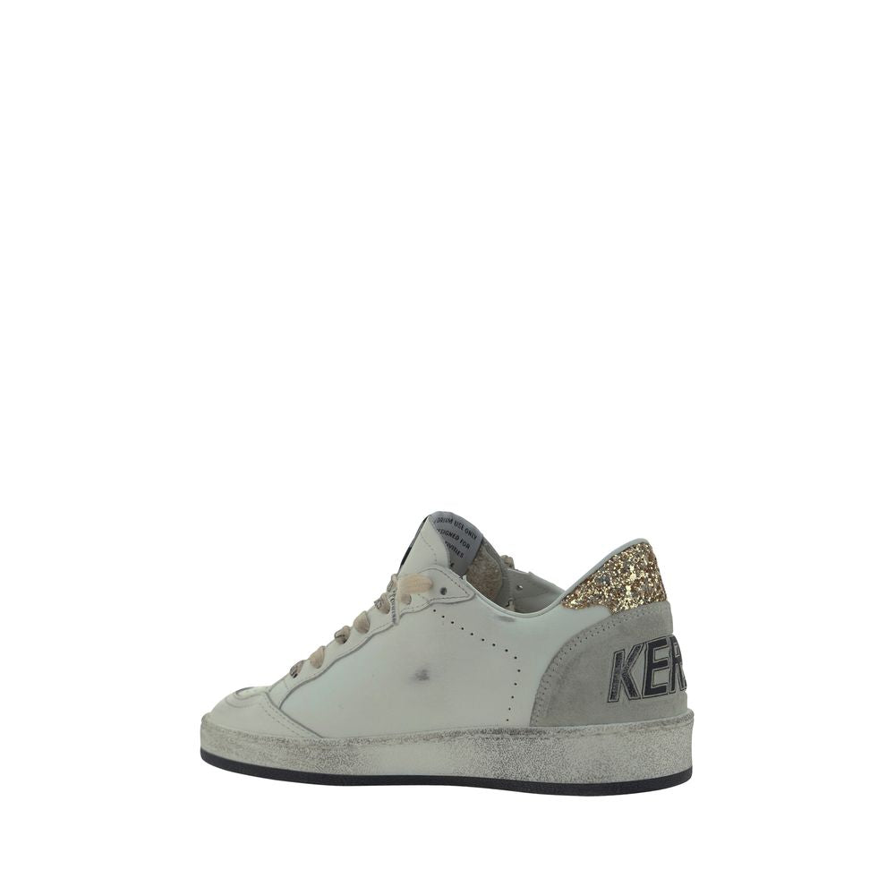 Golden Goose White Goatskin Low Top Sneakers - Luxury Redefined
