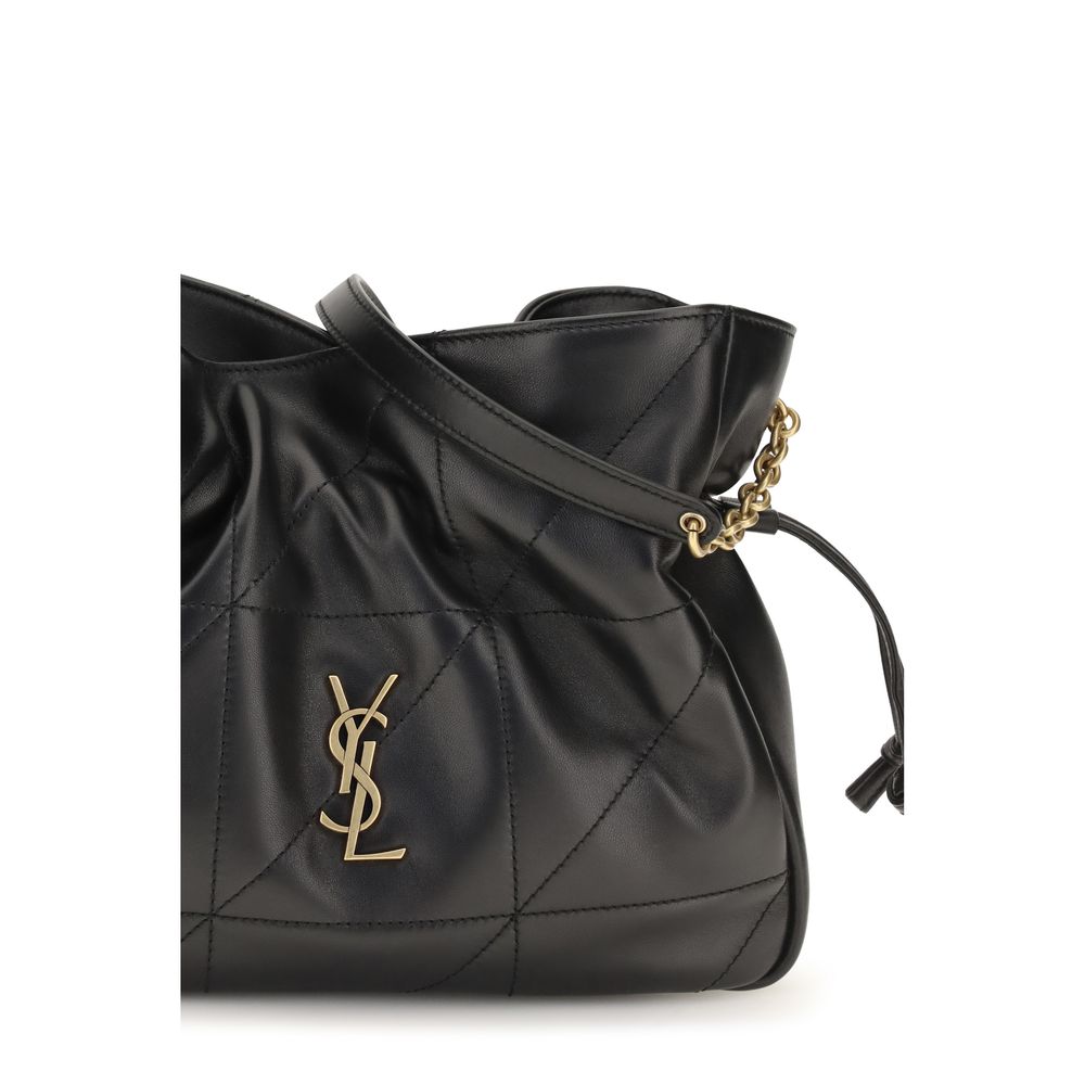 Indulge in the exquisite Saint Laurent Black Lamb Ovis Aries Aries Shoulder Bag, a fusion of luxury and artistry, perfect for elevating any sophisticated ensemble.