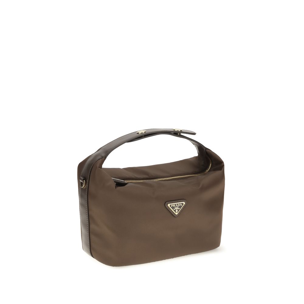 Elevate your style with the Prada Brown Recycled Polyamide Shoulder Bag from the AW26 collection, a luxurious blend of sustainability and elegance crafted for the discerning individual.