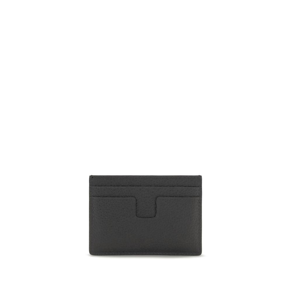 Discover the Tom Ford Black Calf Leather Bos Taurus Wallet, a masterpiece of craftsmanship and minimalist elegance, perfect for the discerning individual who values luxury.