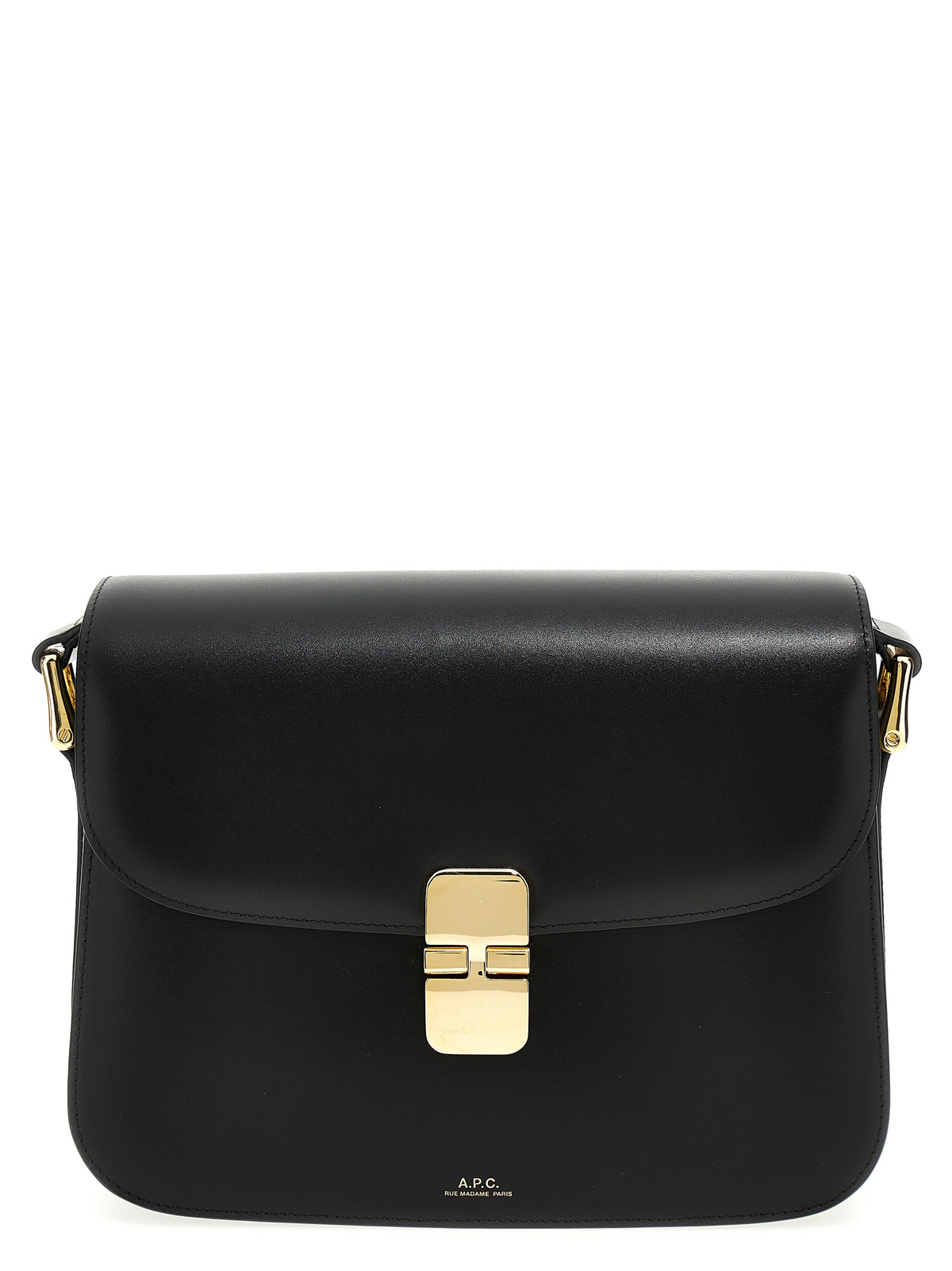 A.P.C. Black Cowhide Crossbody Bag - Timeless Luxury Accessory