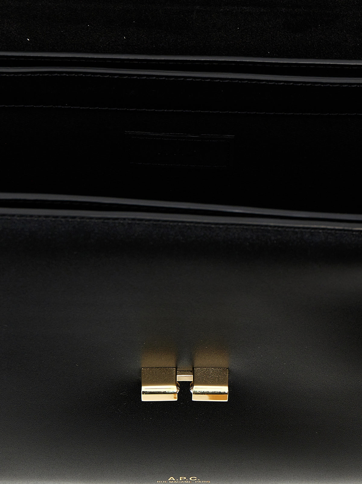 A.P.C. Black Cowhide Crossbody Bag - Timeless Luxury Accessory