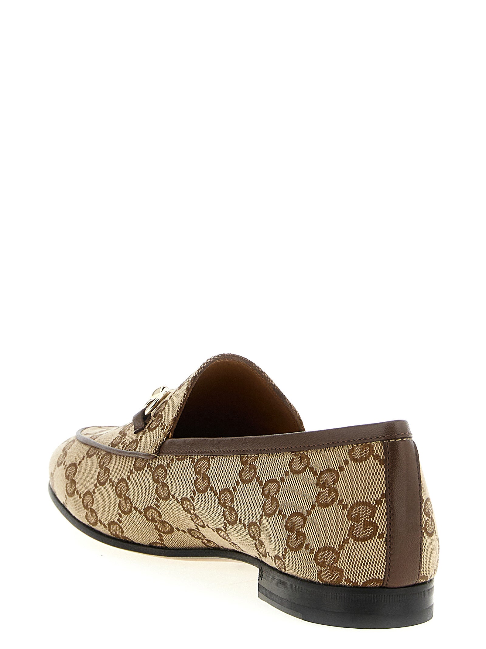 Gucci Beige Slip-On Loafers - Timeless Luxury Footwear