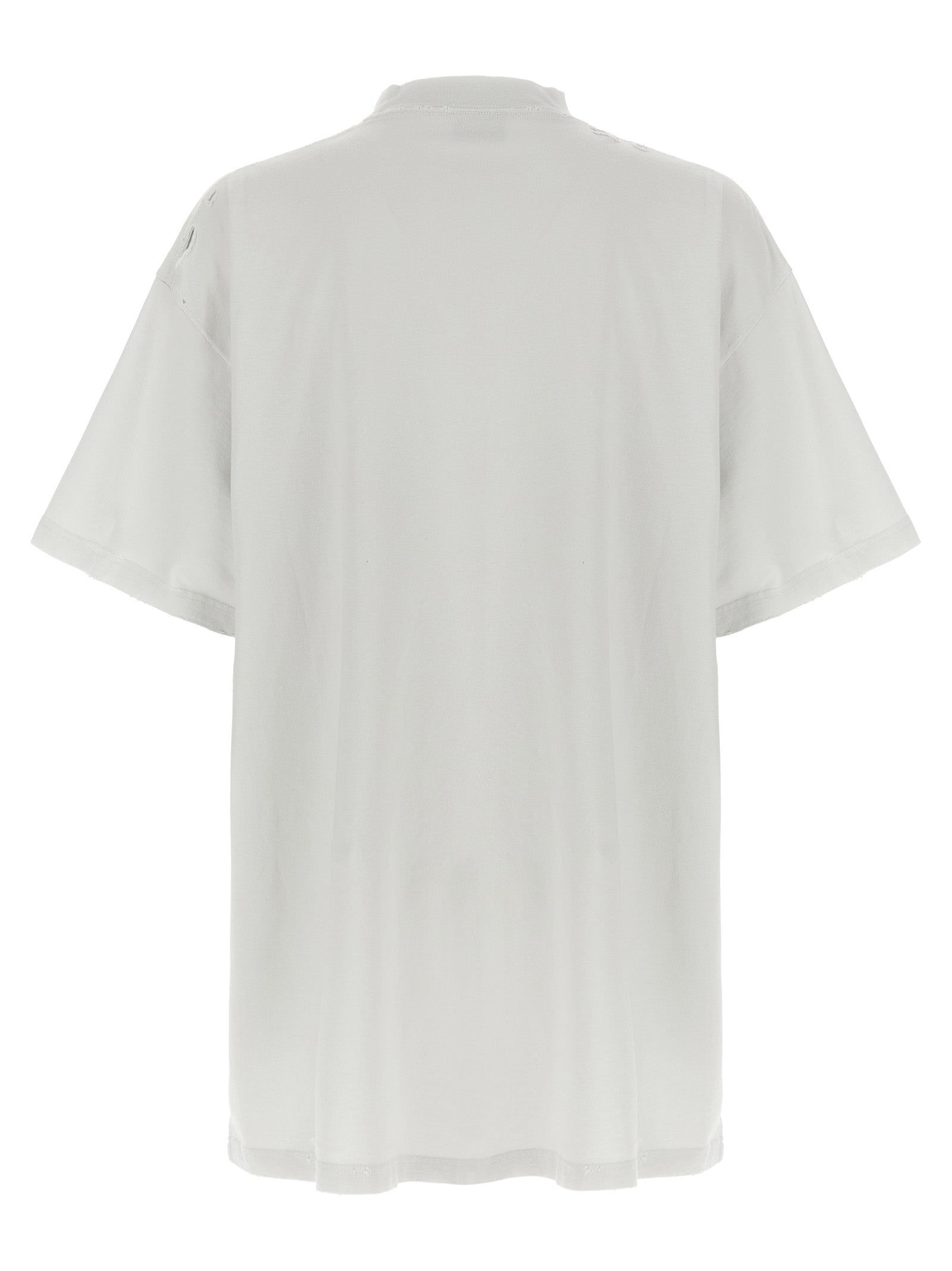 Balenciaga White Cotton T-Shirt - Effortless Luxury Statement