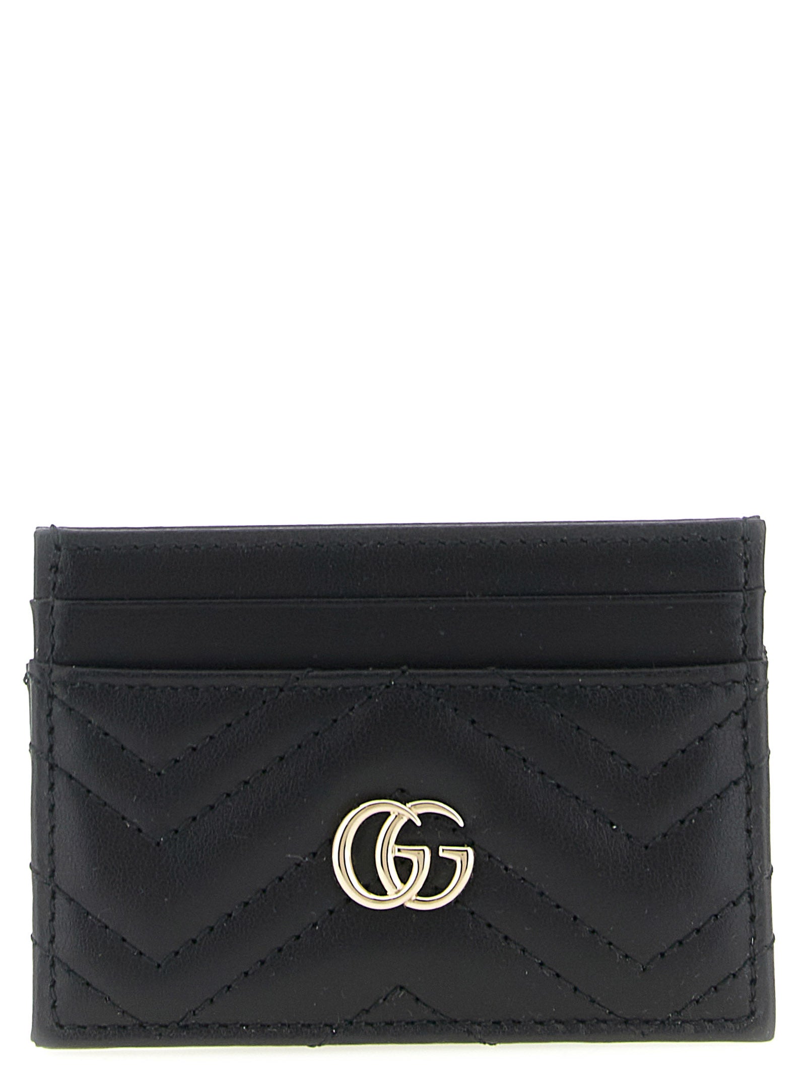 Gucci GG Marmont Black Calfskin Cardholder - Timeless Luxury