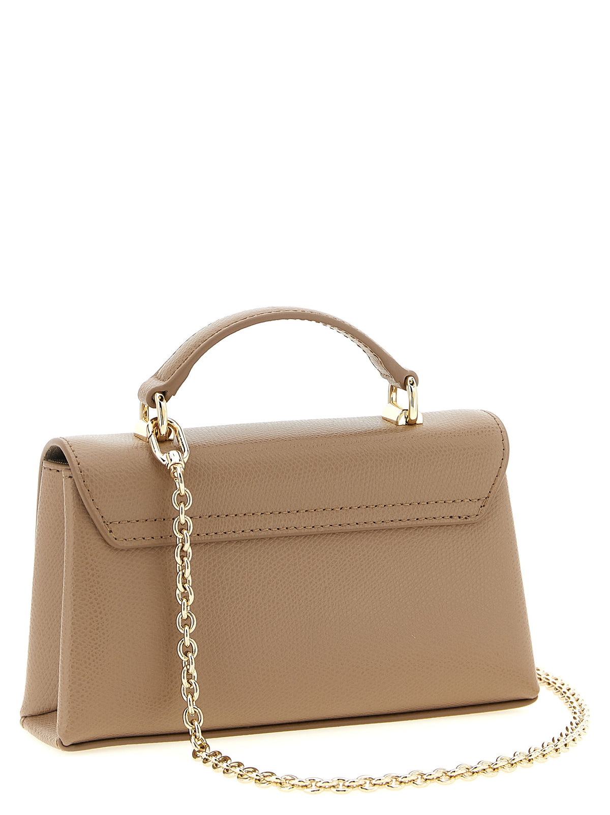 Furla Beige Calfskin Crossbody Bag - Timeless Elegance Redefined