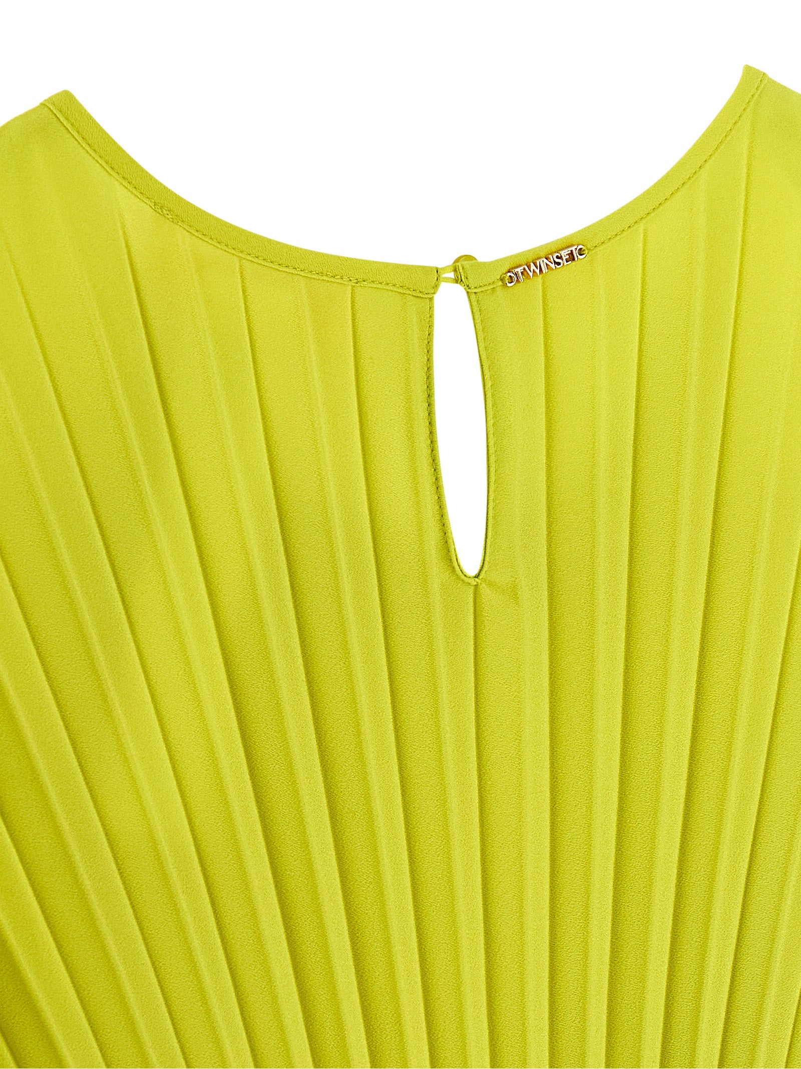 Twinset Bicolor Polyester Long Dress