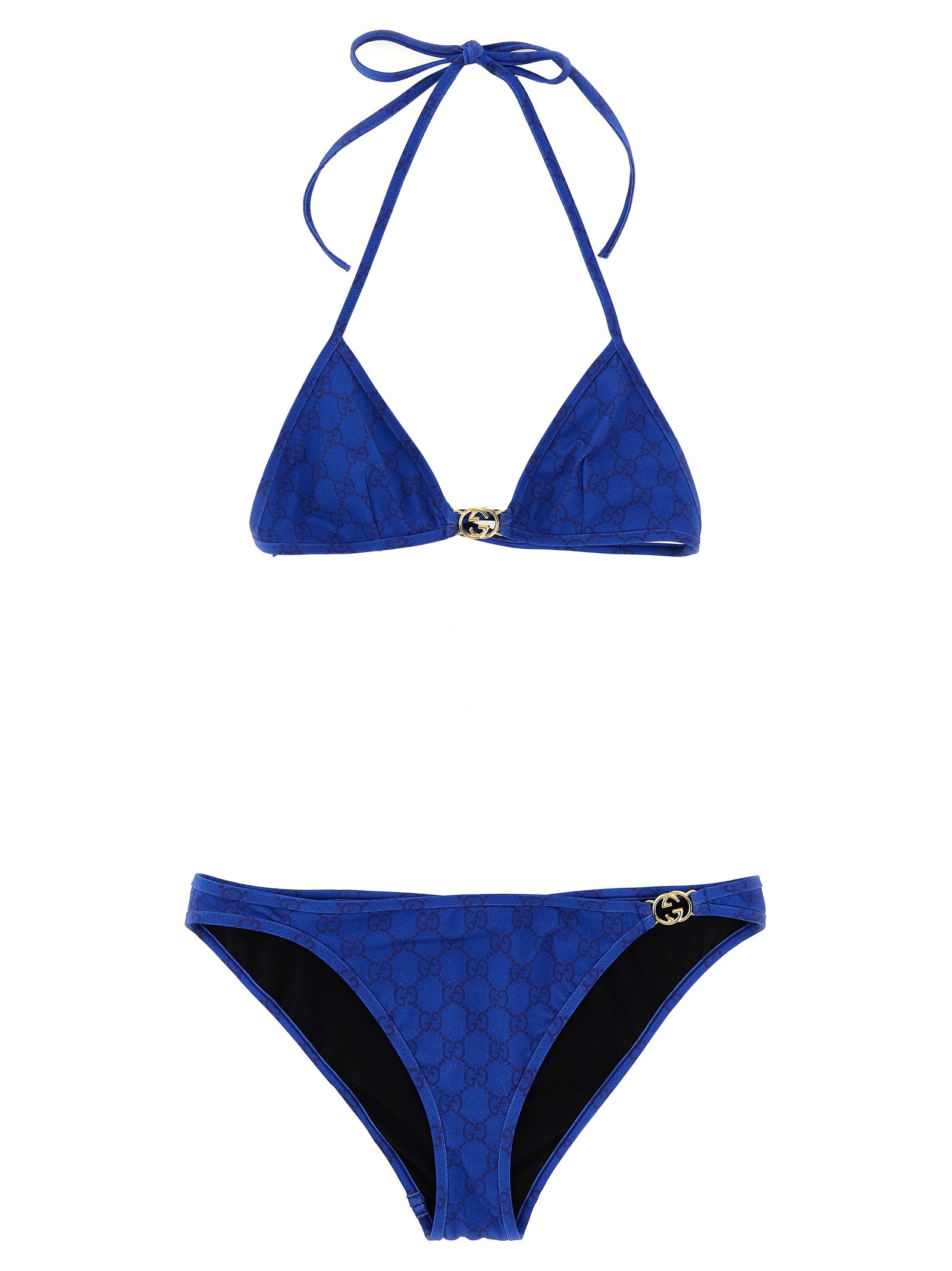 Gucci Blue Fabric Bikini - Exquisite Luxury Swimwear for All