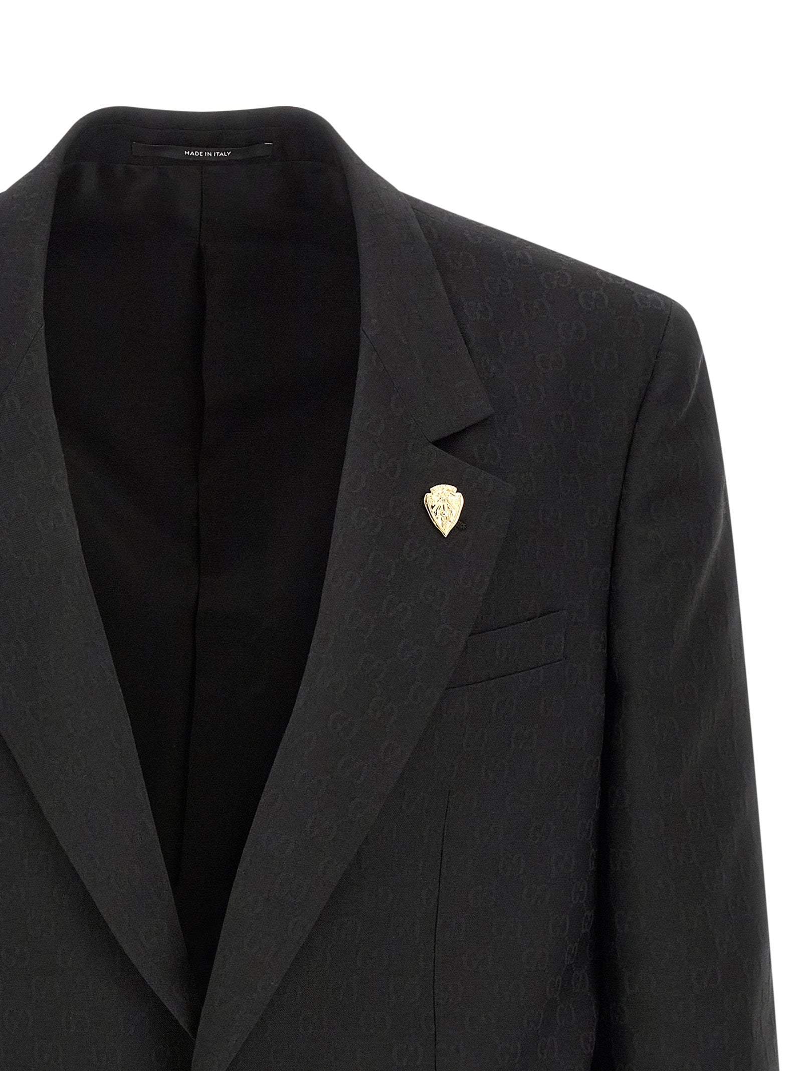 Gucci Black Polyester Blazer