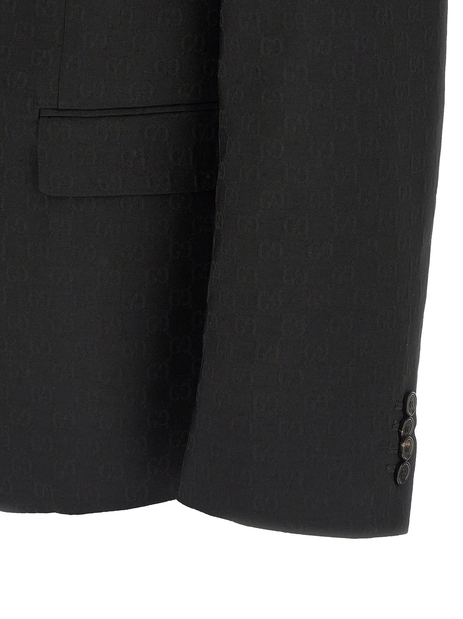 Gucci Black Polyester Blazer