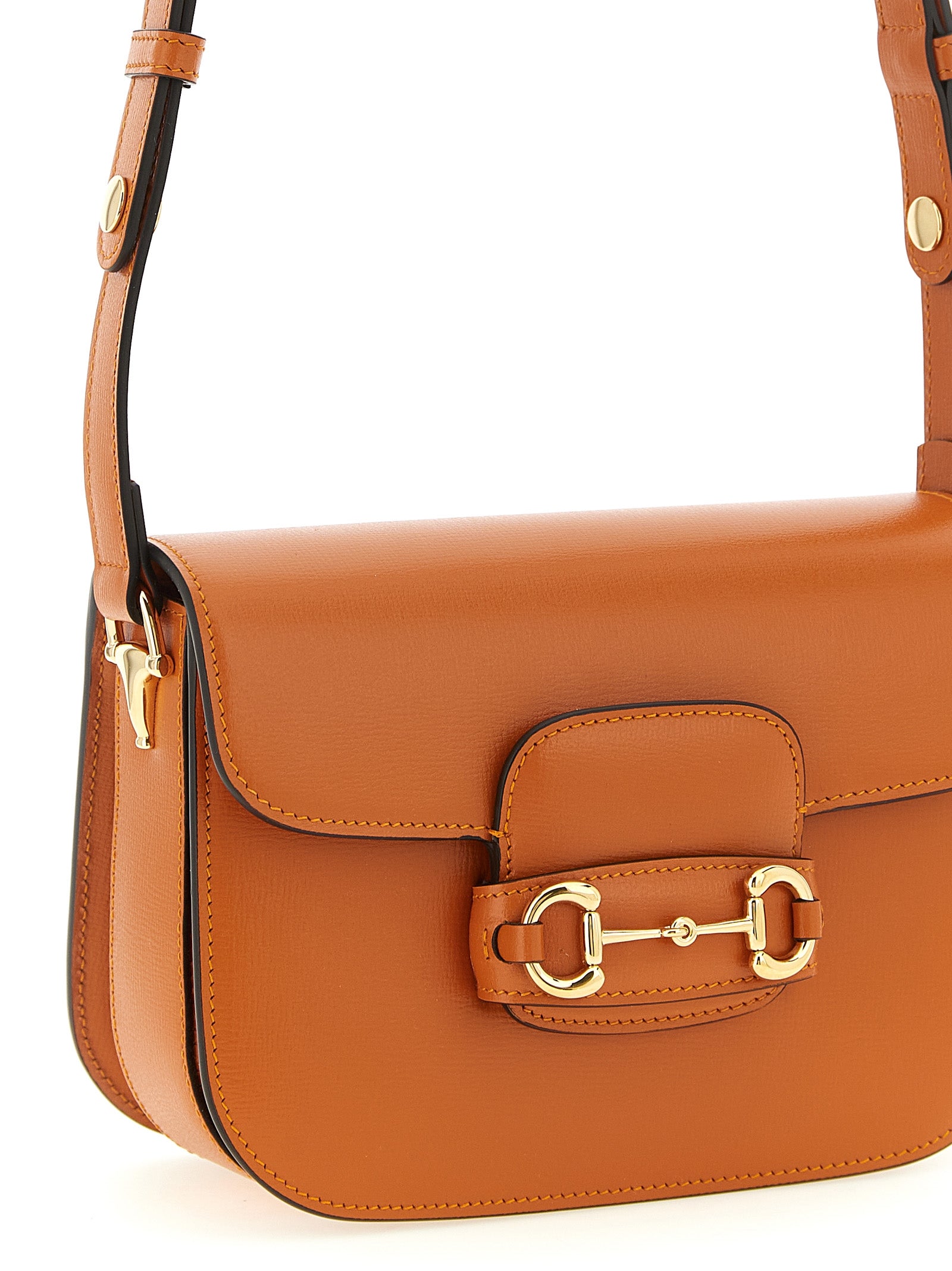 Elevate your style with the Gucci Orange Calfskin Shoulder Bag, a luxurious blend of Italian craftsmanship and vibrant elegance, perfect for any occasion.