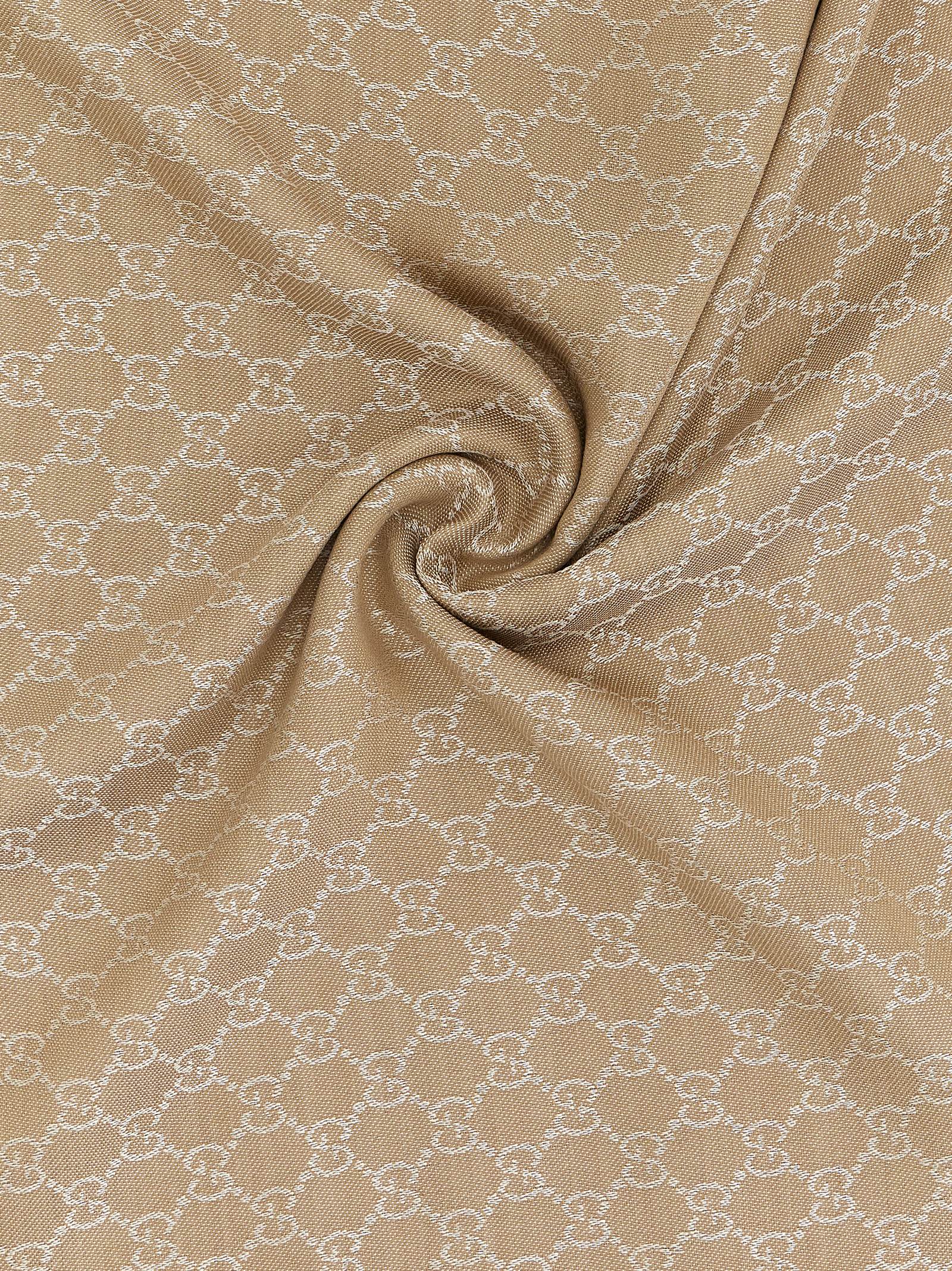 Gucci Beige Silk Scarf - Timeless Luxury Fashion Accessory