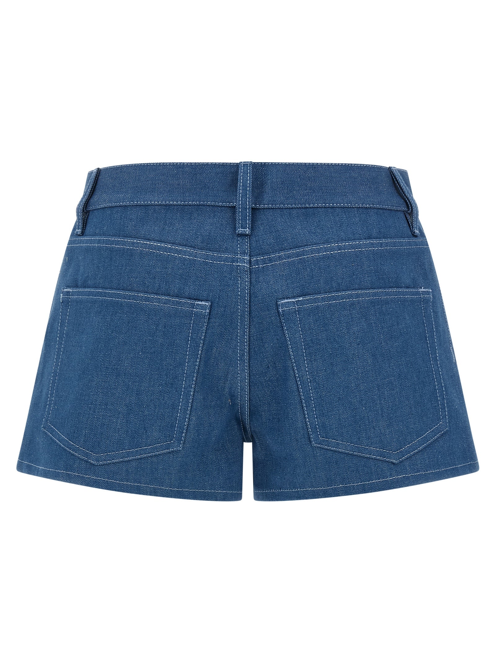 Indulge in the elegance of Gucci Blue Cotton Bermuda Shorts, crafted from 100% cotton in Italy, embodying luxury and sophistication for the discerning fashionista.