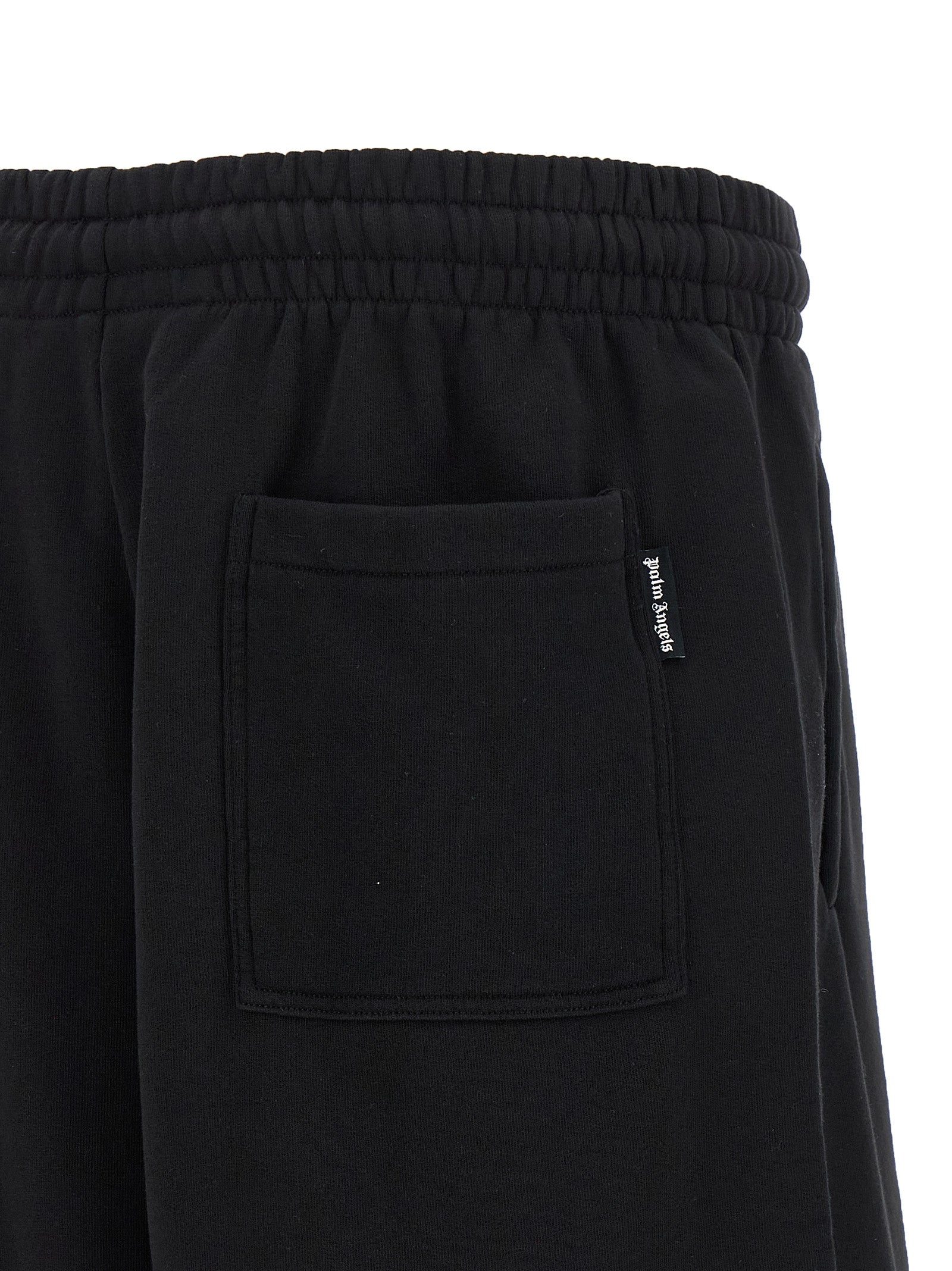 Palm Angels Black Cotton Bermuda Shorts