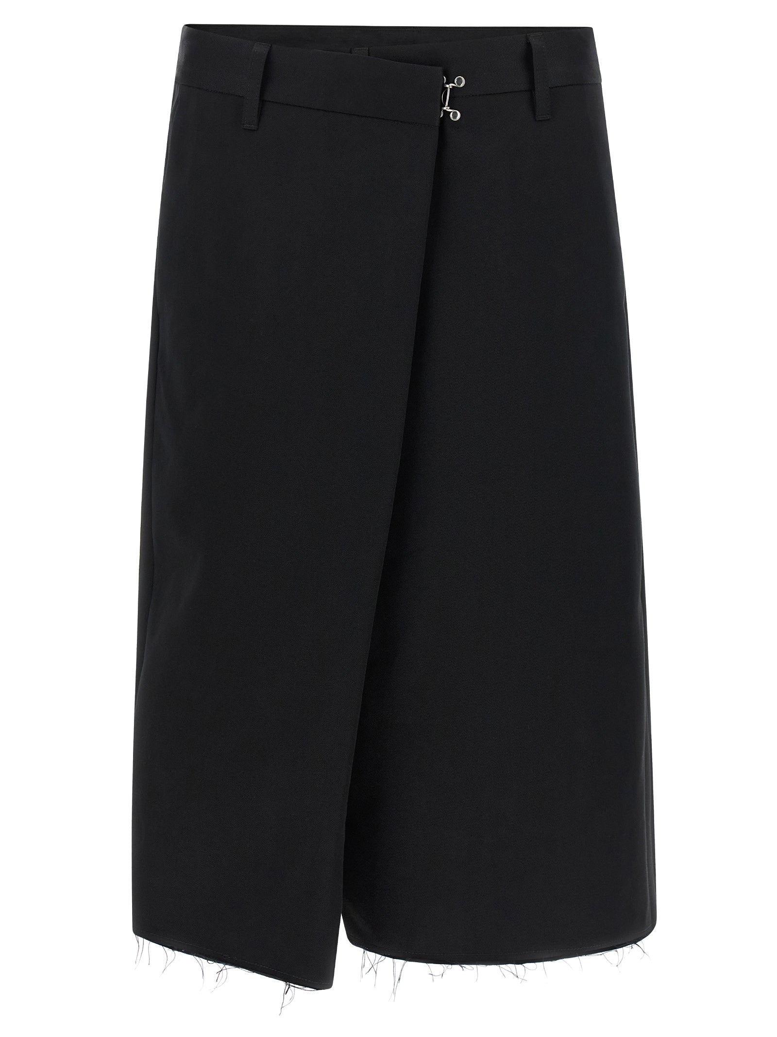 Discover the Maison Margiela Black Cotton Bermuda Shorts, a luxurious blend of avant-garde design and impeccable craftsmanship, perfect for the discerning fashionista.