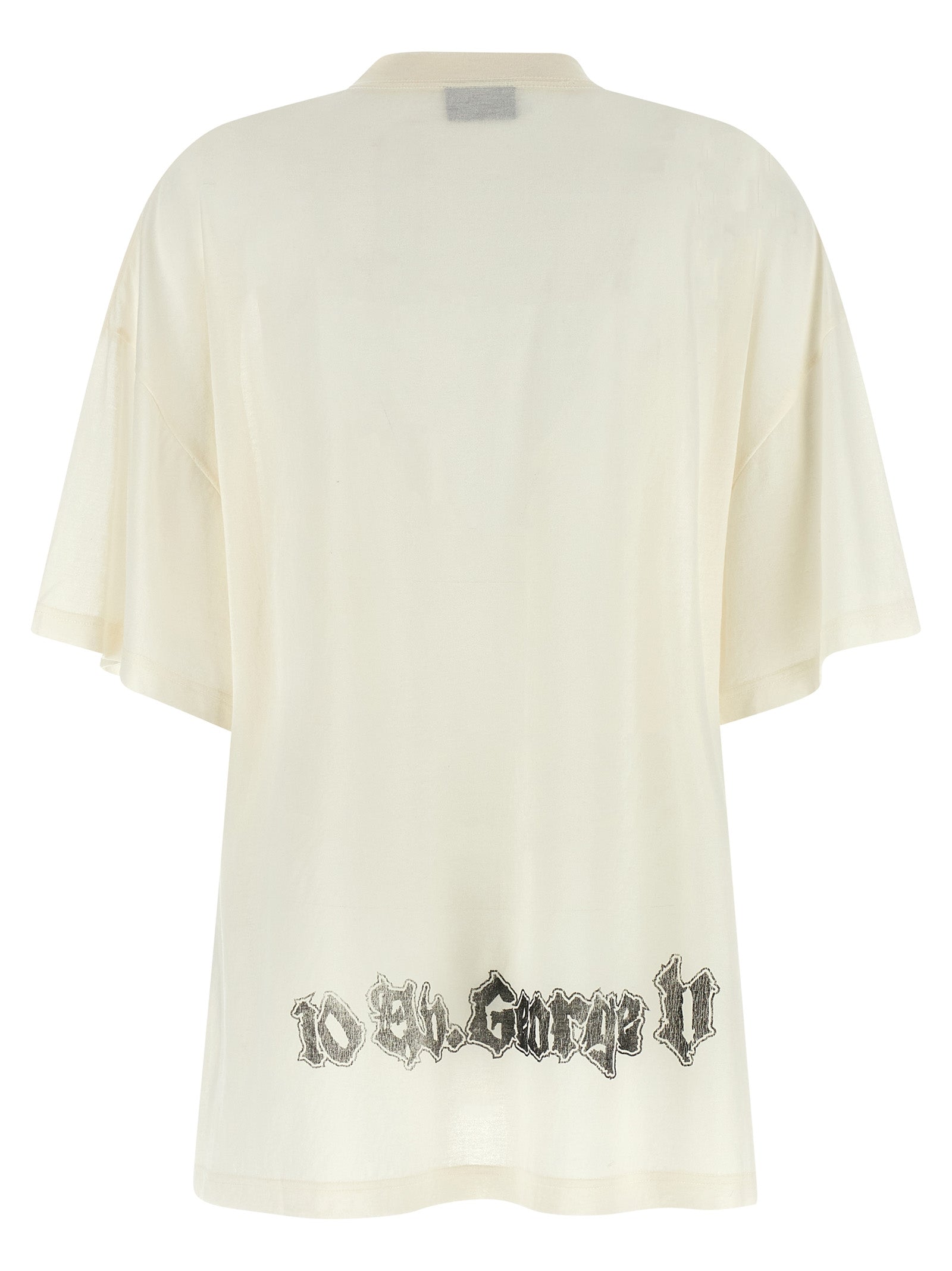 Balenciaga White Cotton T-Shirt