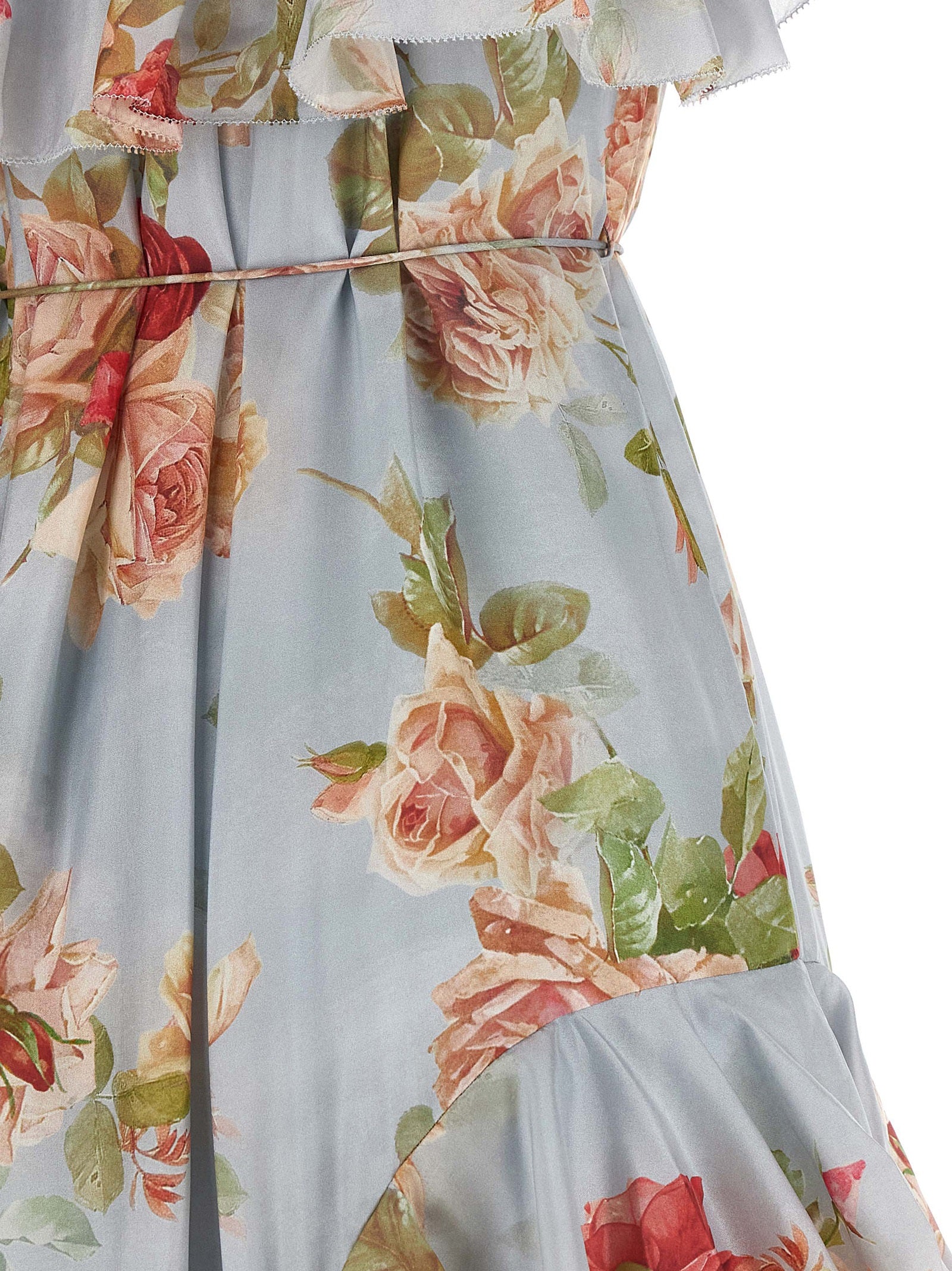 Zimmermann Multicolor Silk Long Dress - Exquisite Floral Elegance