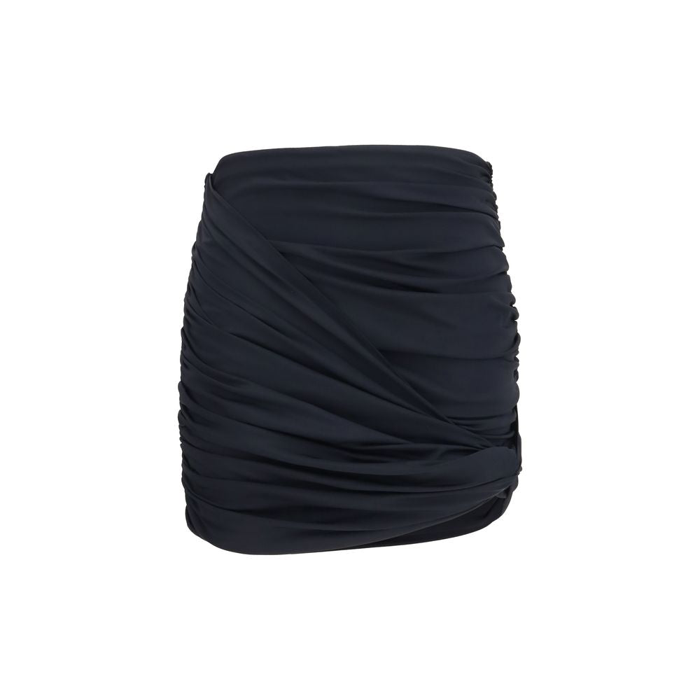 Magda Butrym Black Polyamide Mini Skirt - Luxurious Elegance