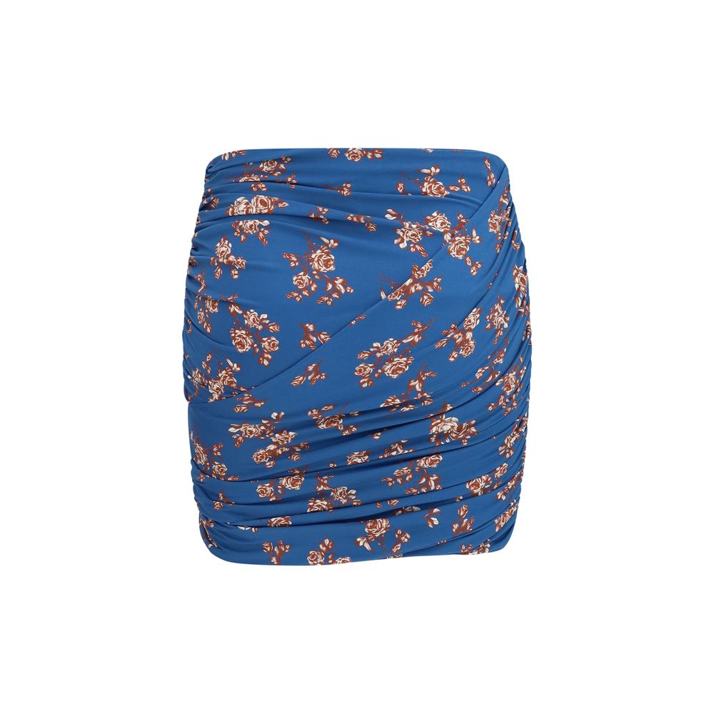 Magda Butrym Blue Polyamide Mini Skirt - Exquisite Elegance
