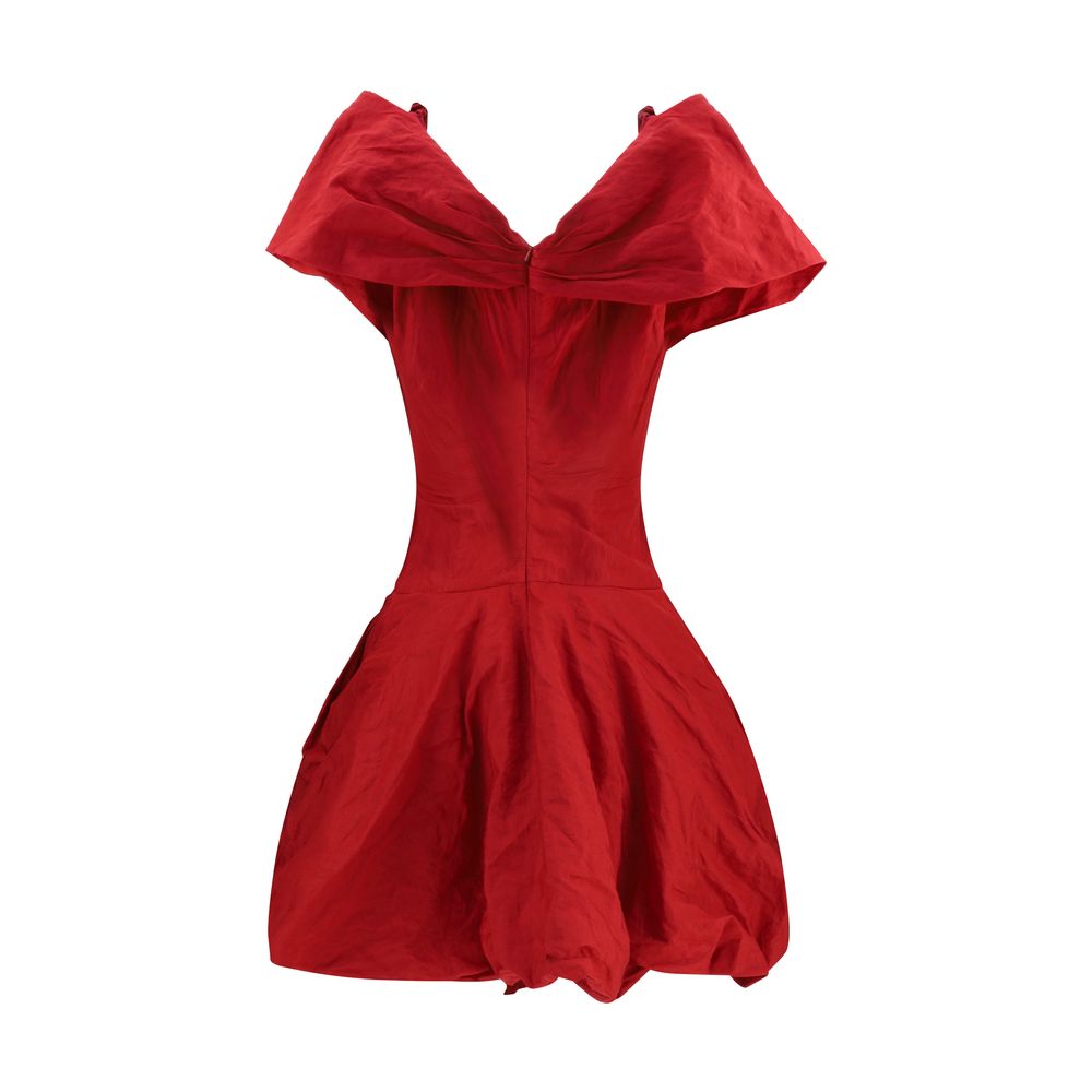 Magda Butrym Multicolor Cotton Cocktail Dress - Couture Elegance