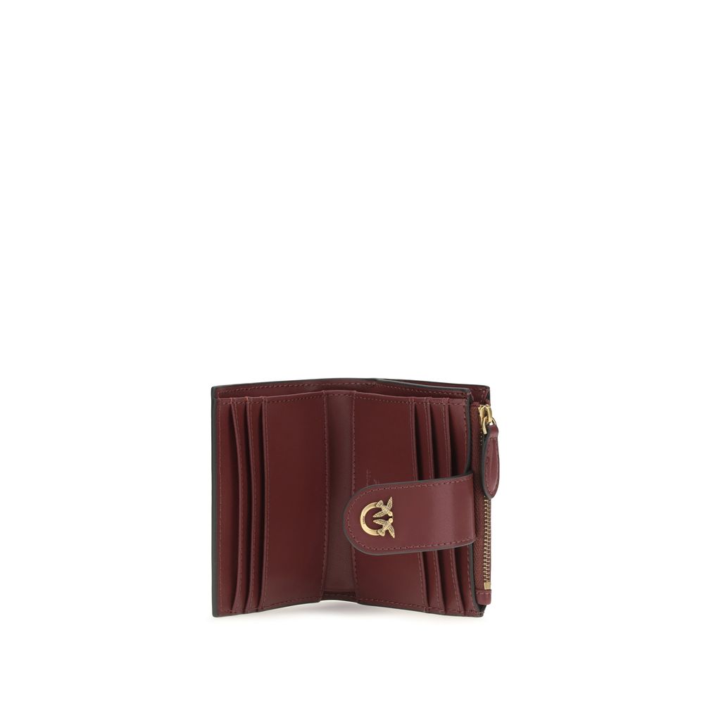 PINKO Multicolor Calf Leather Bos Taurus Wallet - Timeless Elegance