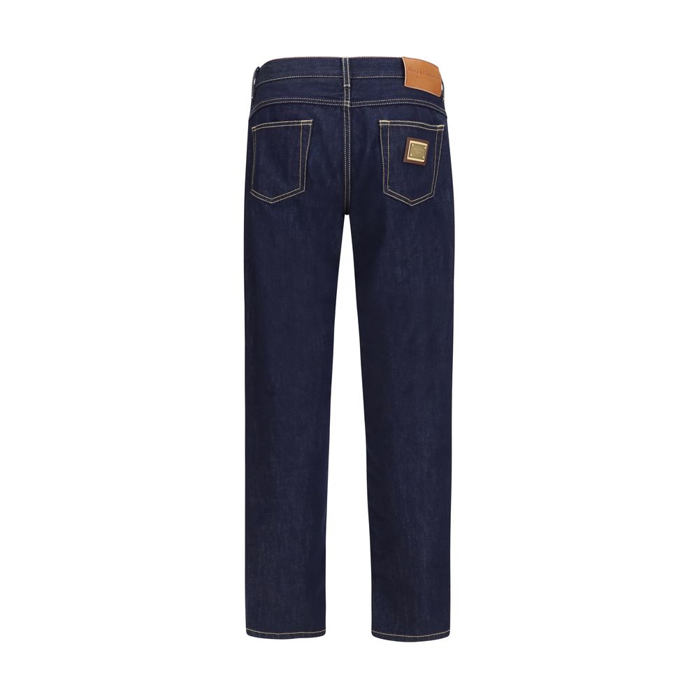 Dolce & Gabbana Blue Cotton Jeans Denim - Effortless Elegance